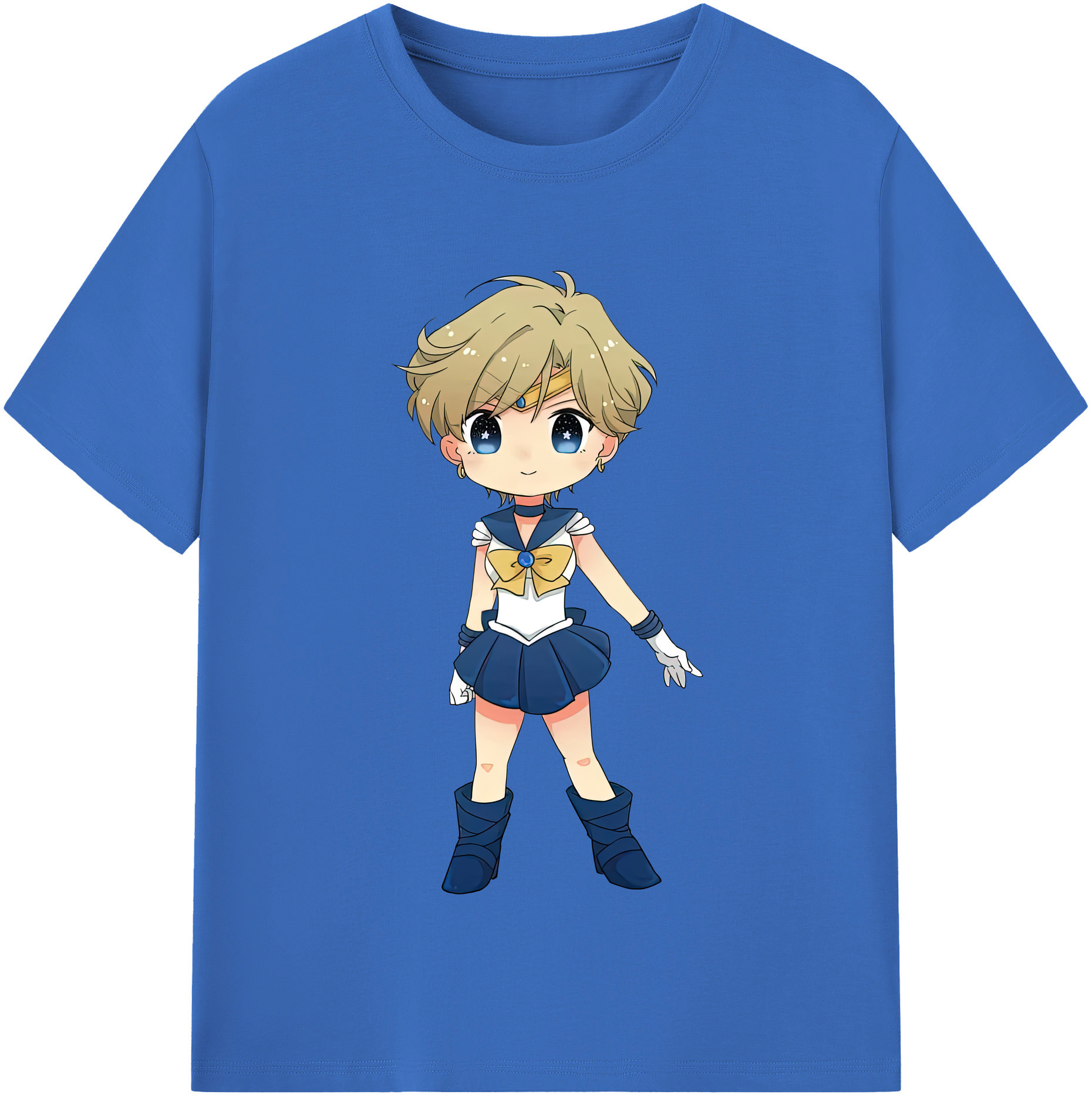 （画像用） 美少女戦士セーラームーン 天王はるか Sailor Moon Tenoh Haruka 綿100％半袖Tシャツ（フロントプリント）