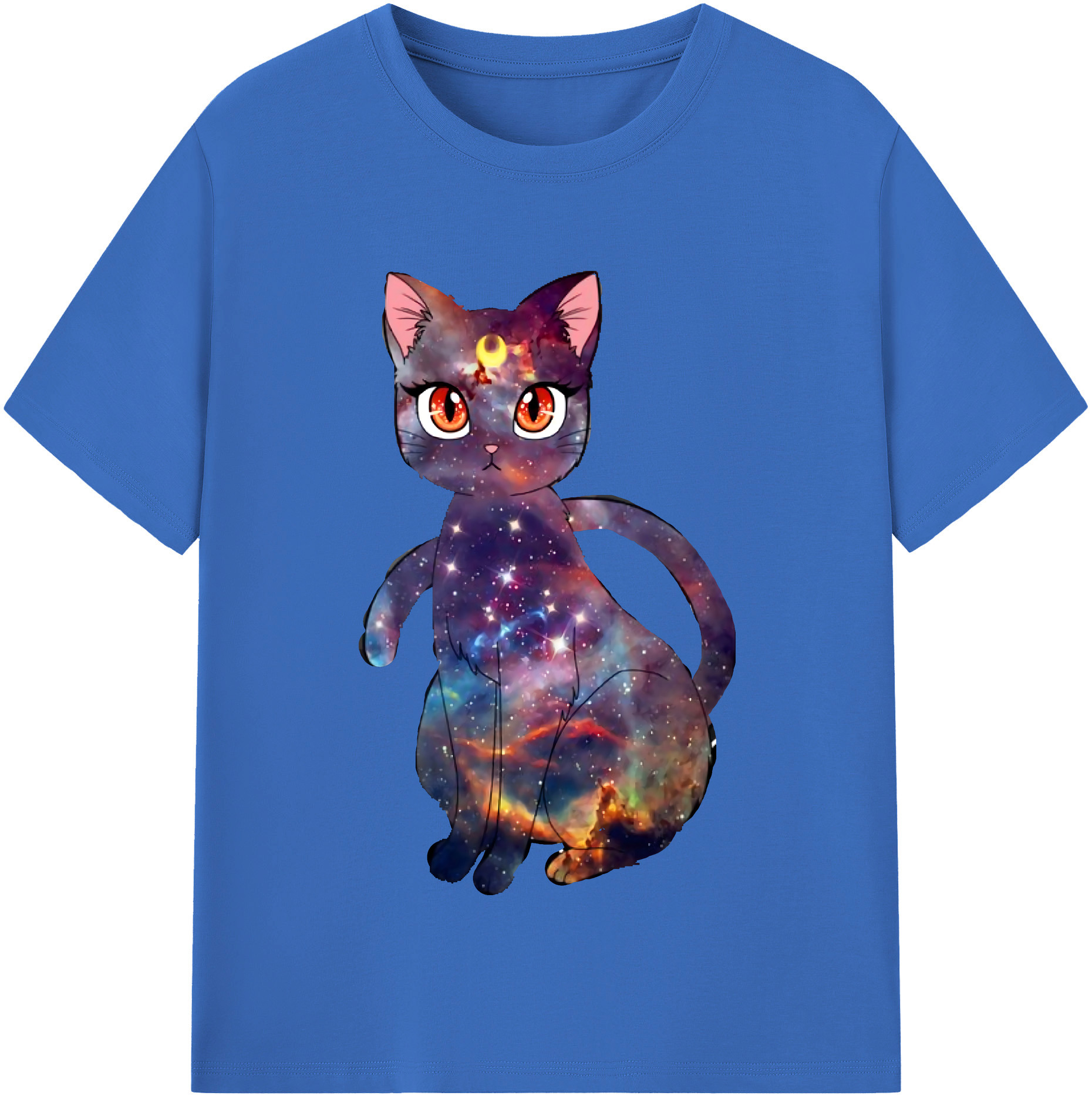 （画像用） 美少女戦士セーラームーン Sailor Moon 綿100％半袖Tシャツ（フロントプリント）