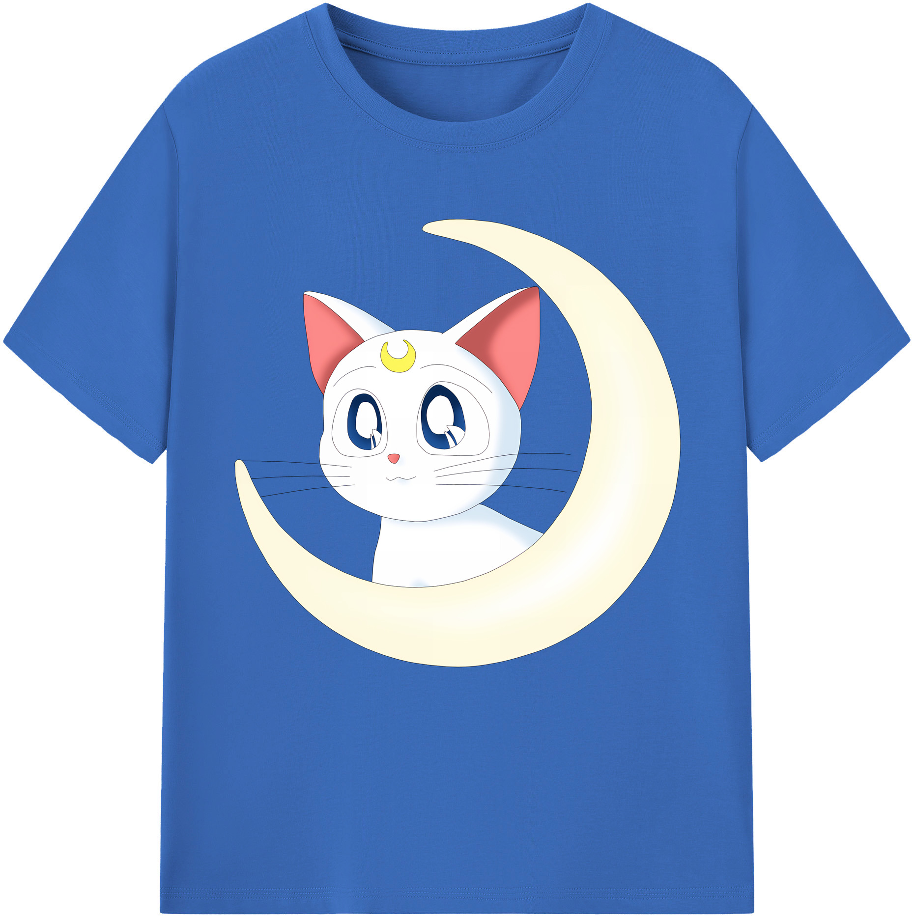 （画像用） 美少女戦士セーラームーン Sailor Moon 綿100％半袖Tシャツ（フロントプリント）
