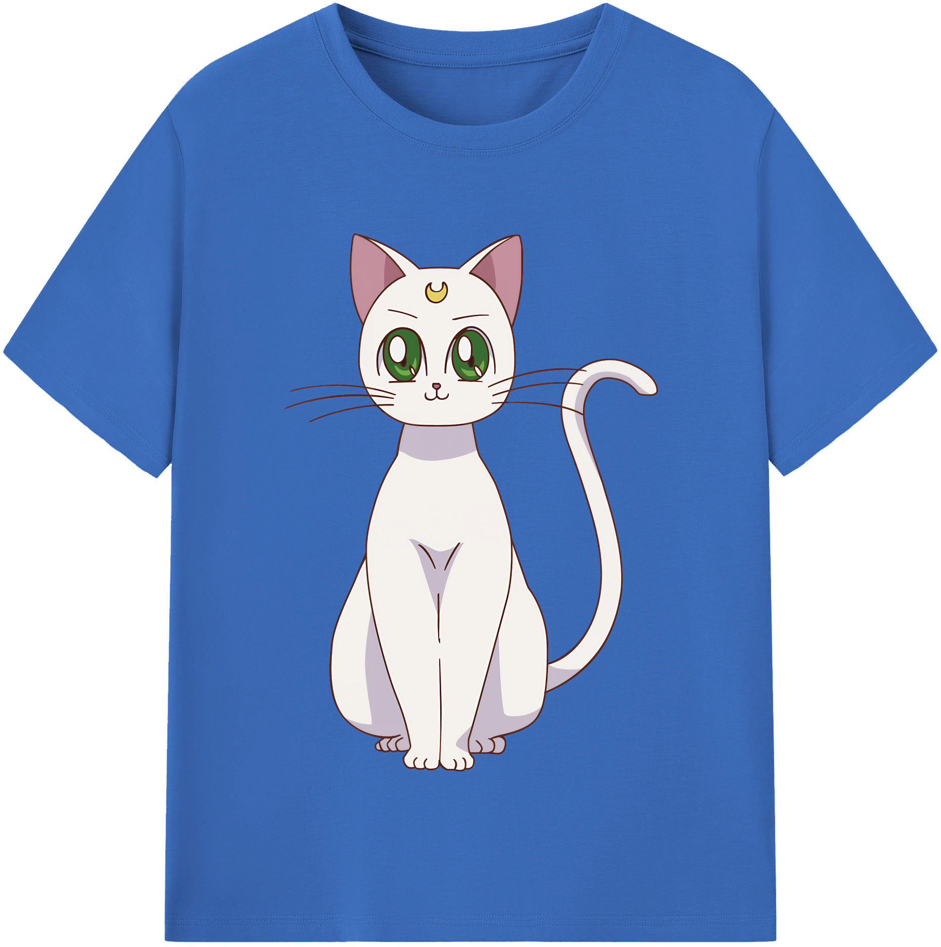 （画像用） 美少女戦士セーラームーン Sailor Moon 綿100％半袖Tシャツ（フロントプリント）