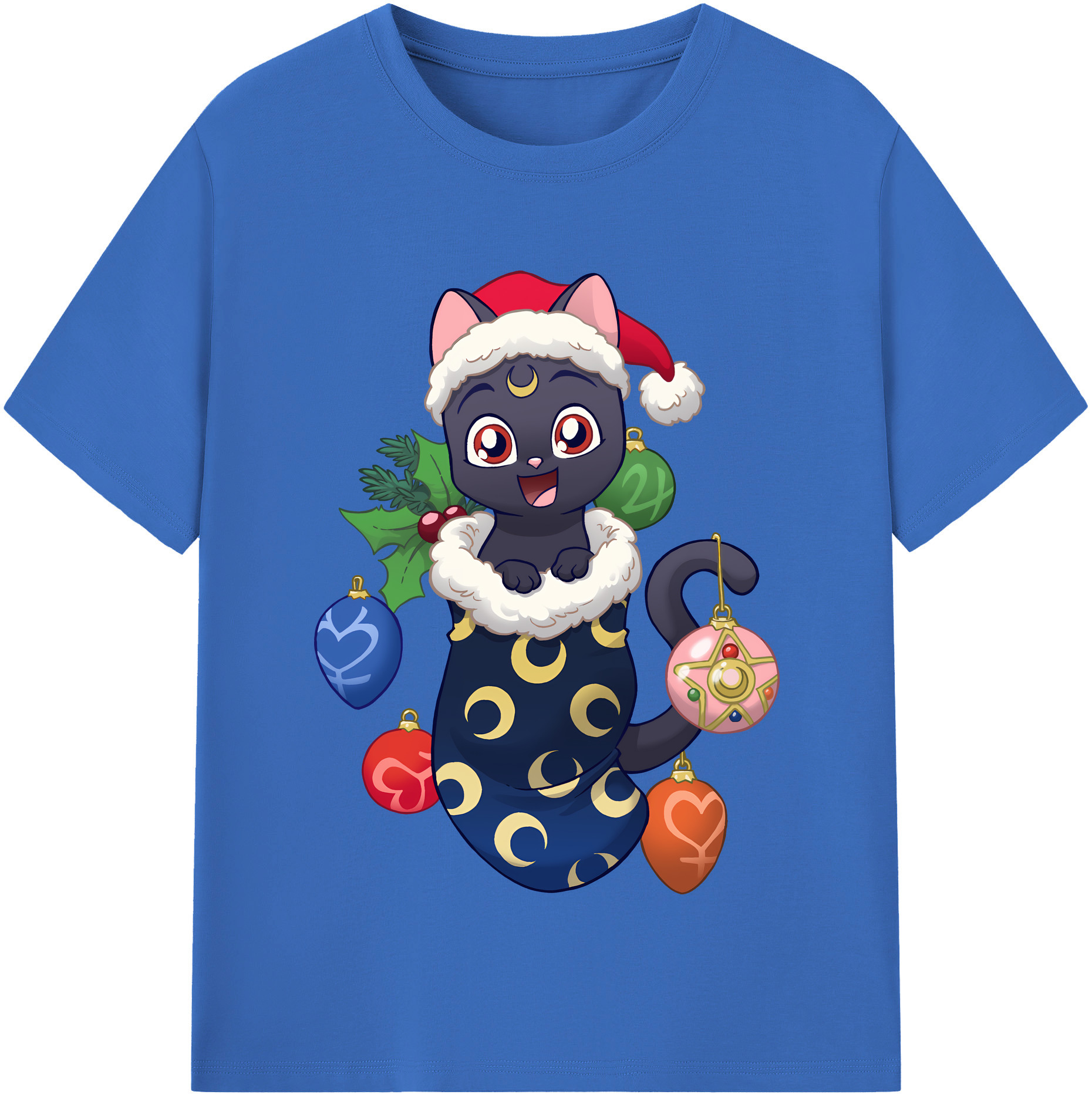 （画像用） 美少女戦士セーラームーン Sailor Moon 綿100％半袖Tシャツ（フロントプリント）
