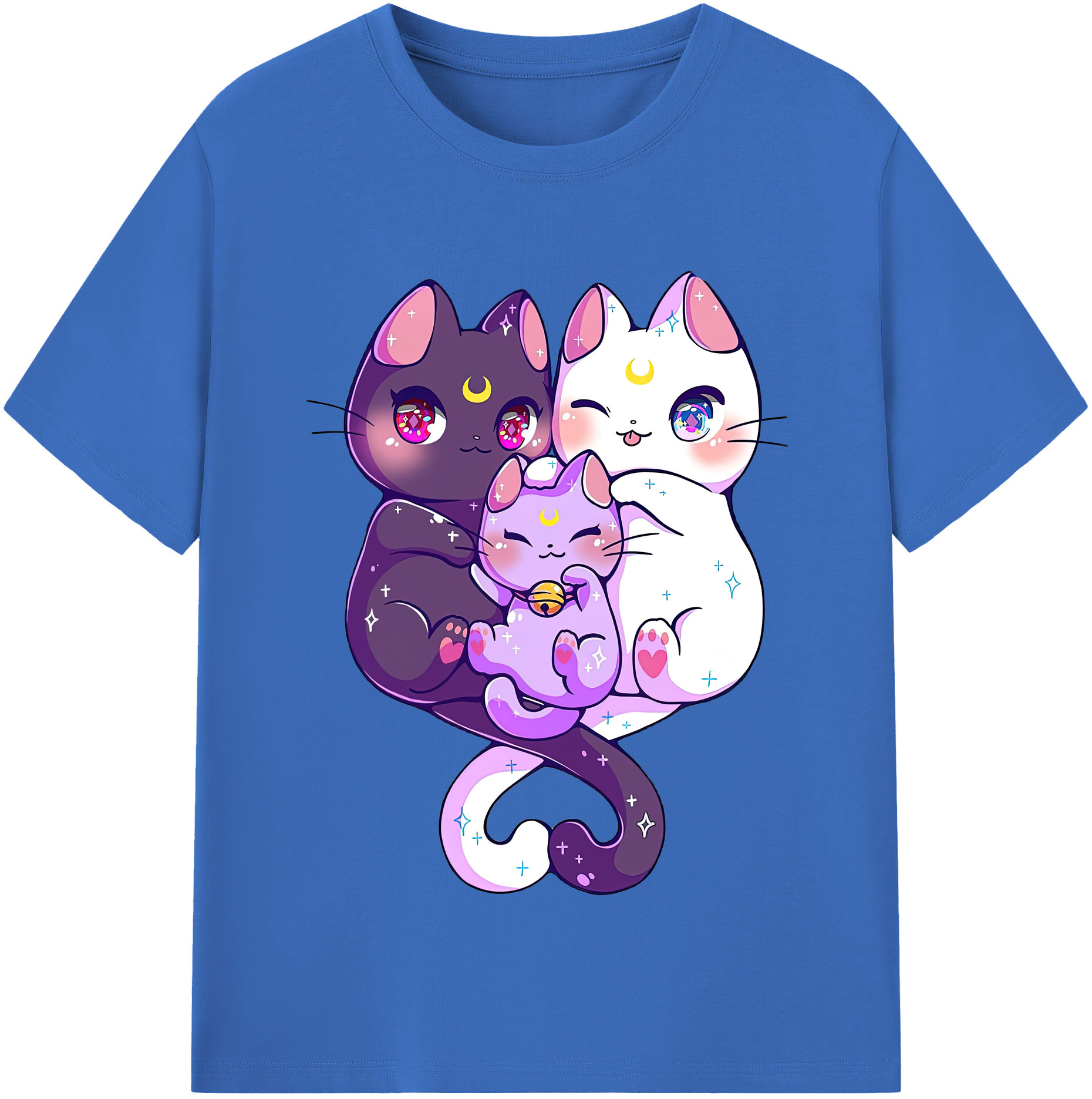 （画像用） 美少女戦士セーラームーン Sailor Moon 綿100％半袖Tシャツ（フロントプリント）