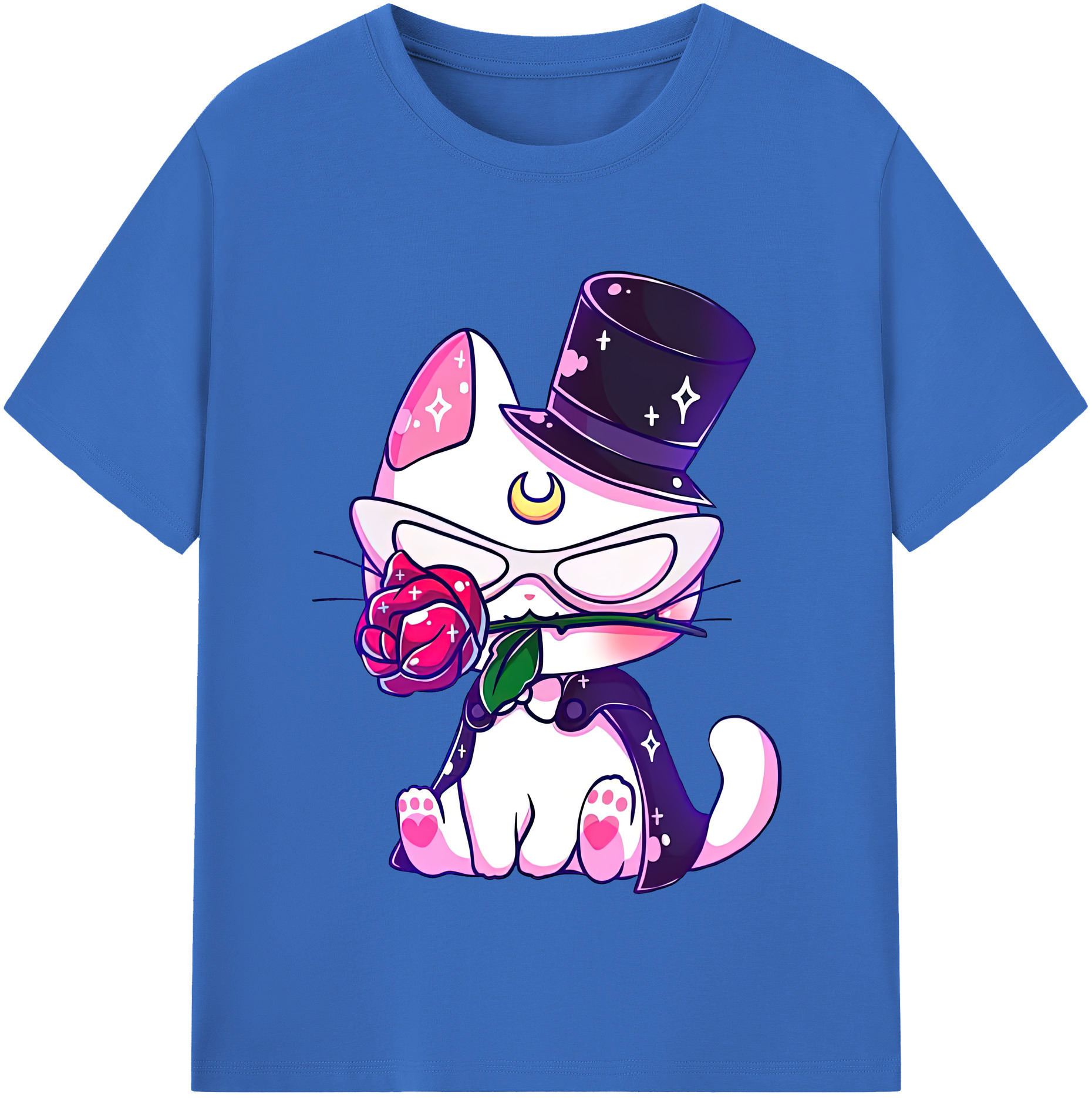（画像用） 美少女戦士セーラームーン Sailor Moon 綿100％半袖Tシャツ（フロントプリント）