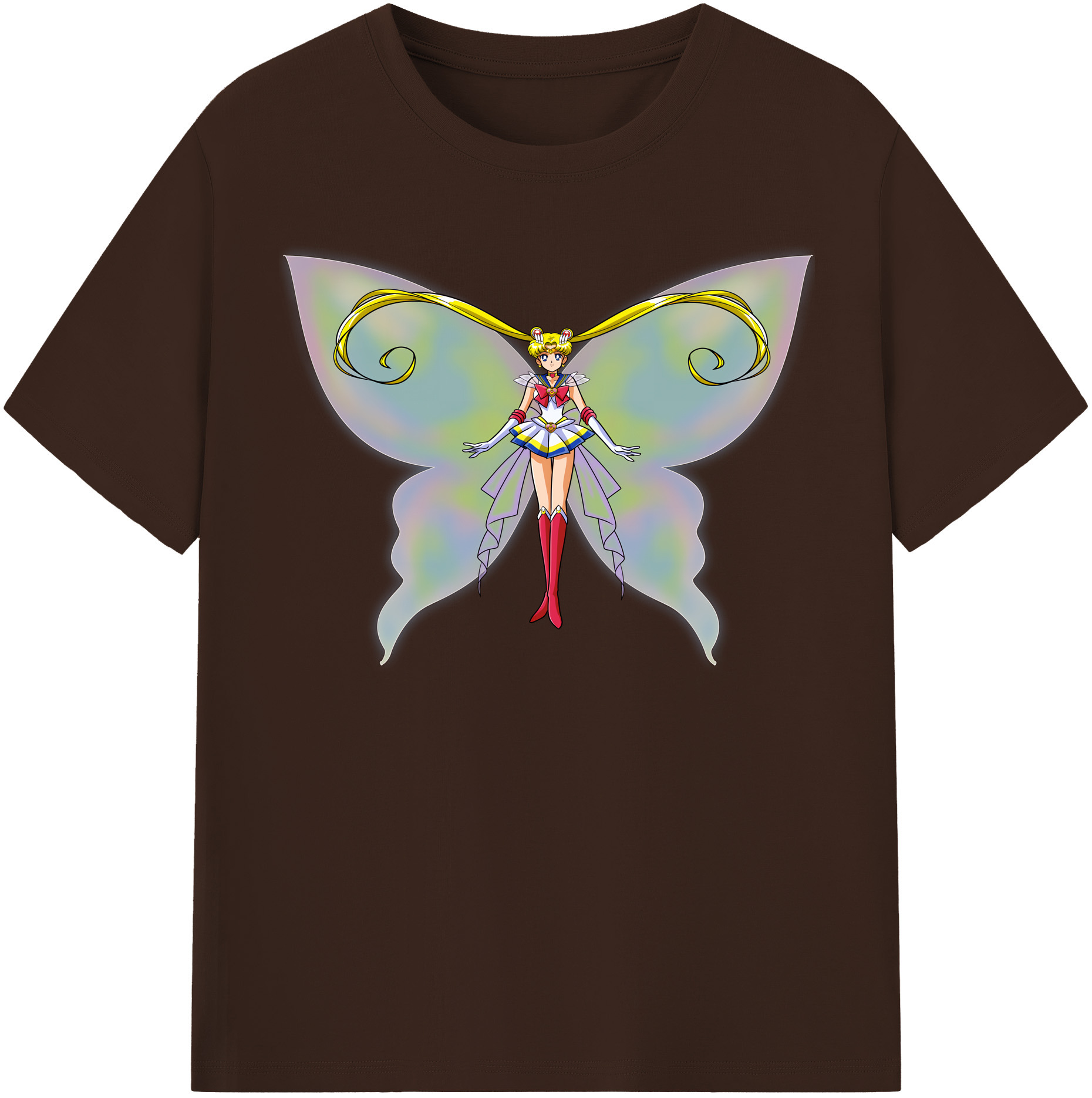 （画像用） 美少女戦士セーラームーン 月野 うさぎ つきの うさぎ Sailor Moon Tsukino Usagi 綿100％半袖Tシャツ（フロントプリント）