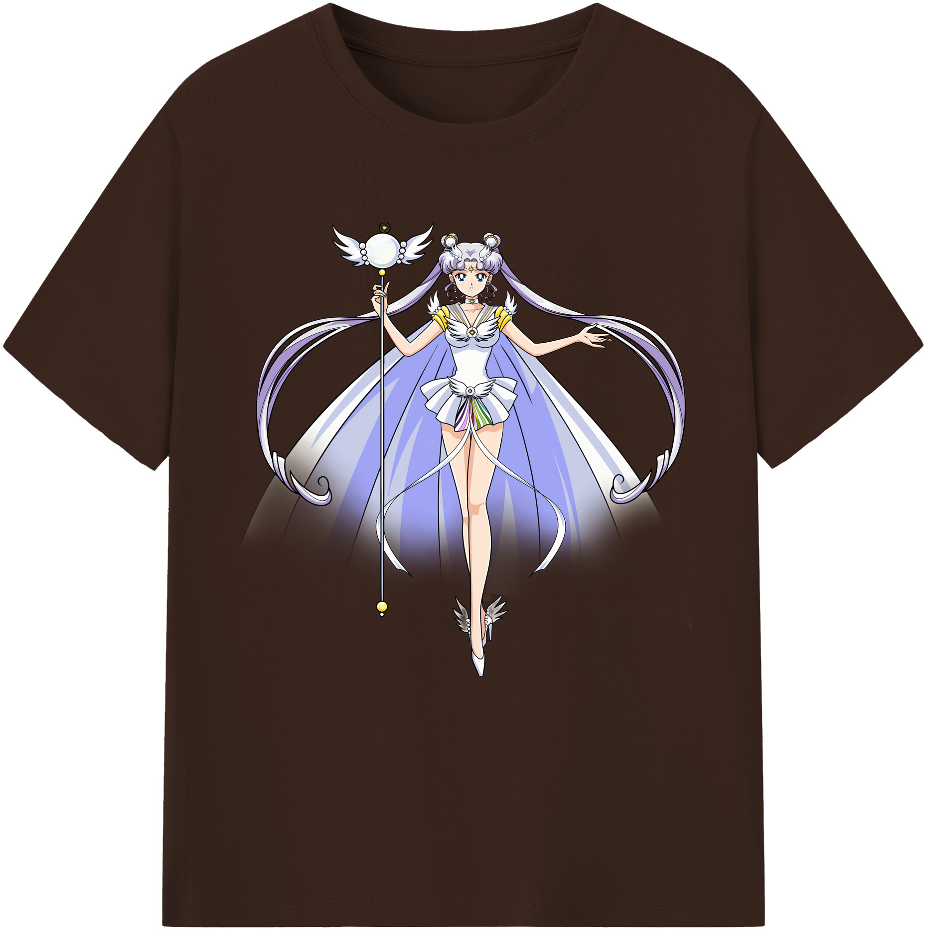（画像用） 美少女戦士セーラームーン 月野 うさぎ つきの うさぎ Sailor Moon Tsukino Usagi 綿100％半袖Tシャツ（フロントプリント）