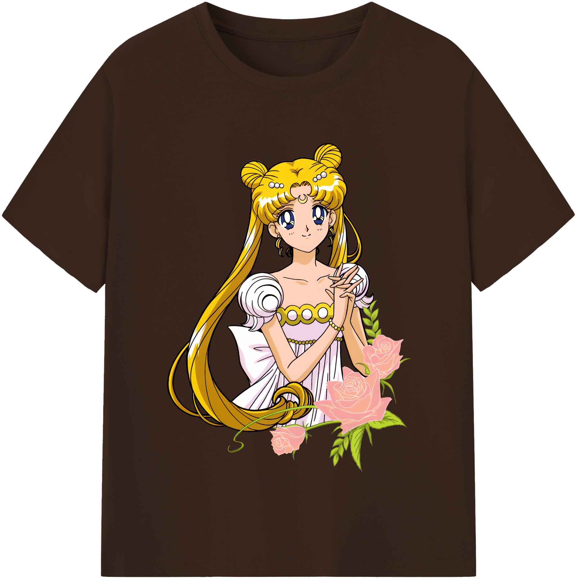 （画像用） 美少女戦士セーラームーン 愛野 美奈子 あいの みなこ Sailor Moon Aino Minako 綿100％半袖Tシャツ（フロントプリント）