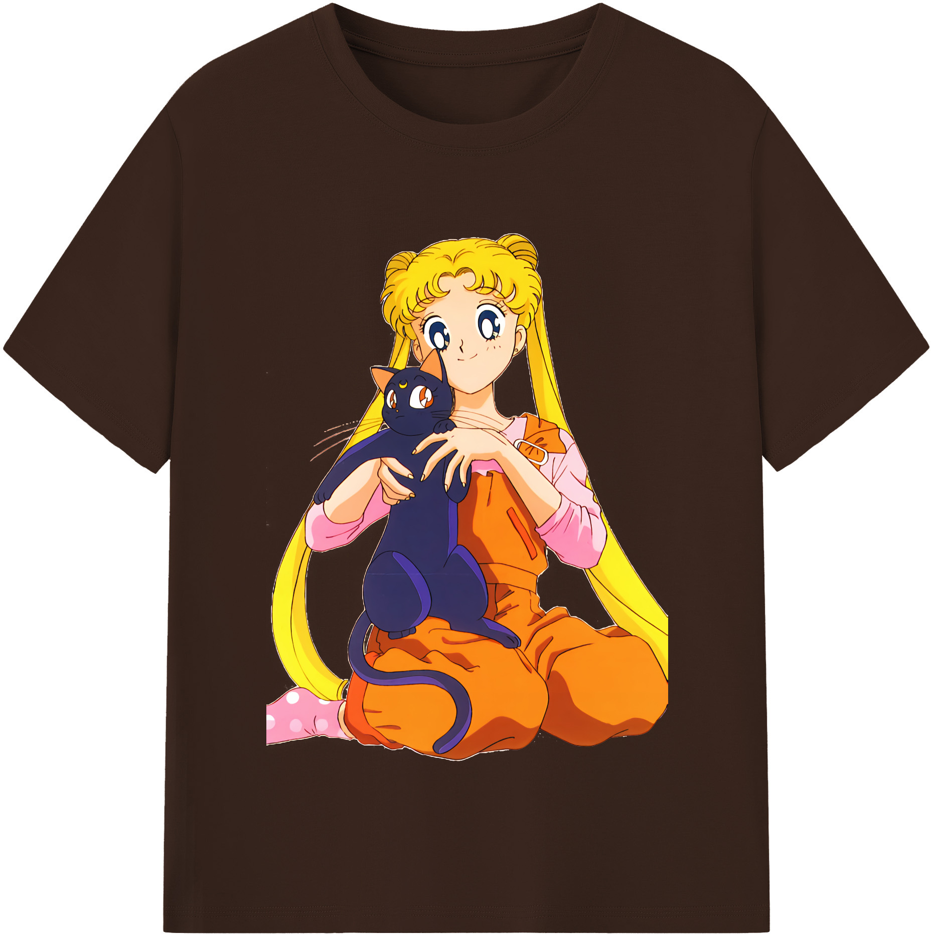 （画像用） 美少女戦士セーラームーン 愛野 美奈子 あいの みなこ Sailor Moon Aino Minako 綿100％半袖Tシャツ（フロントプリント）