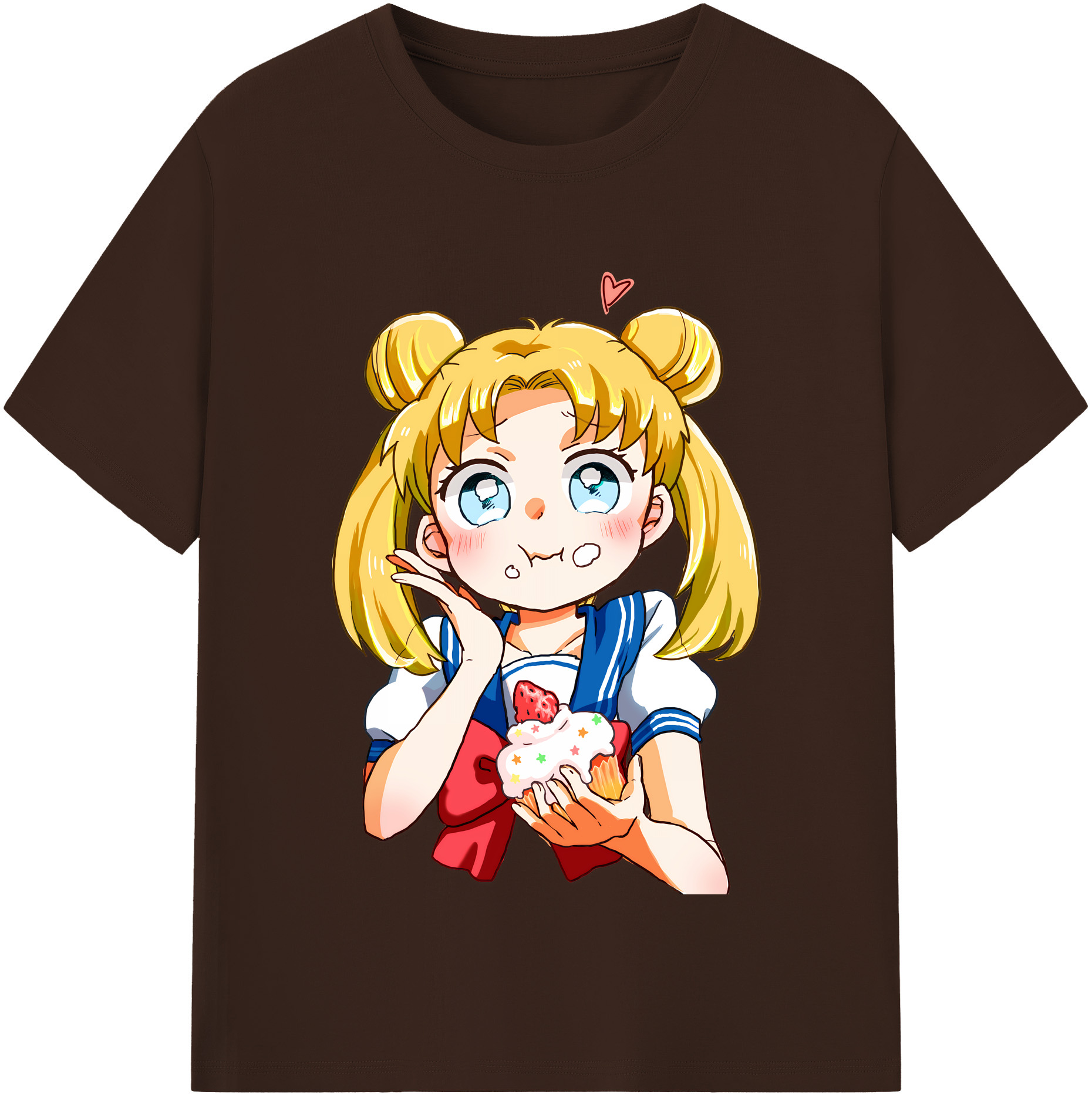 （画像用） 美少女戦士セーラームーン 愛野 美奈子 あいの みなこ Sailor Moon Aino Minako 綿100％半袖Tシャツ（フロントプリント）