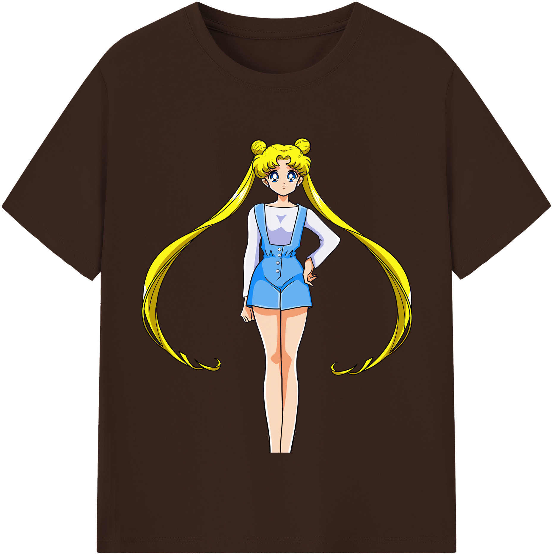 （画像用） 美少女戦士セーラームーン 愛野 美奈子 あいの みなこ Sailor Moon Aino Minako 綿100％半袖Tシャツ（フロントプリント）