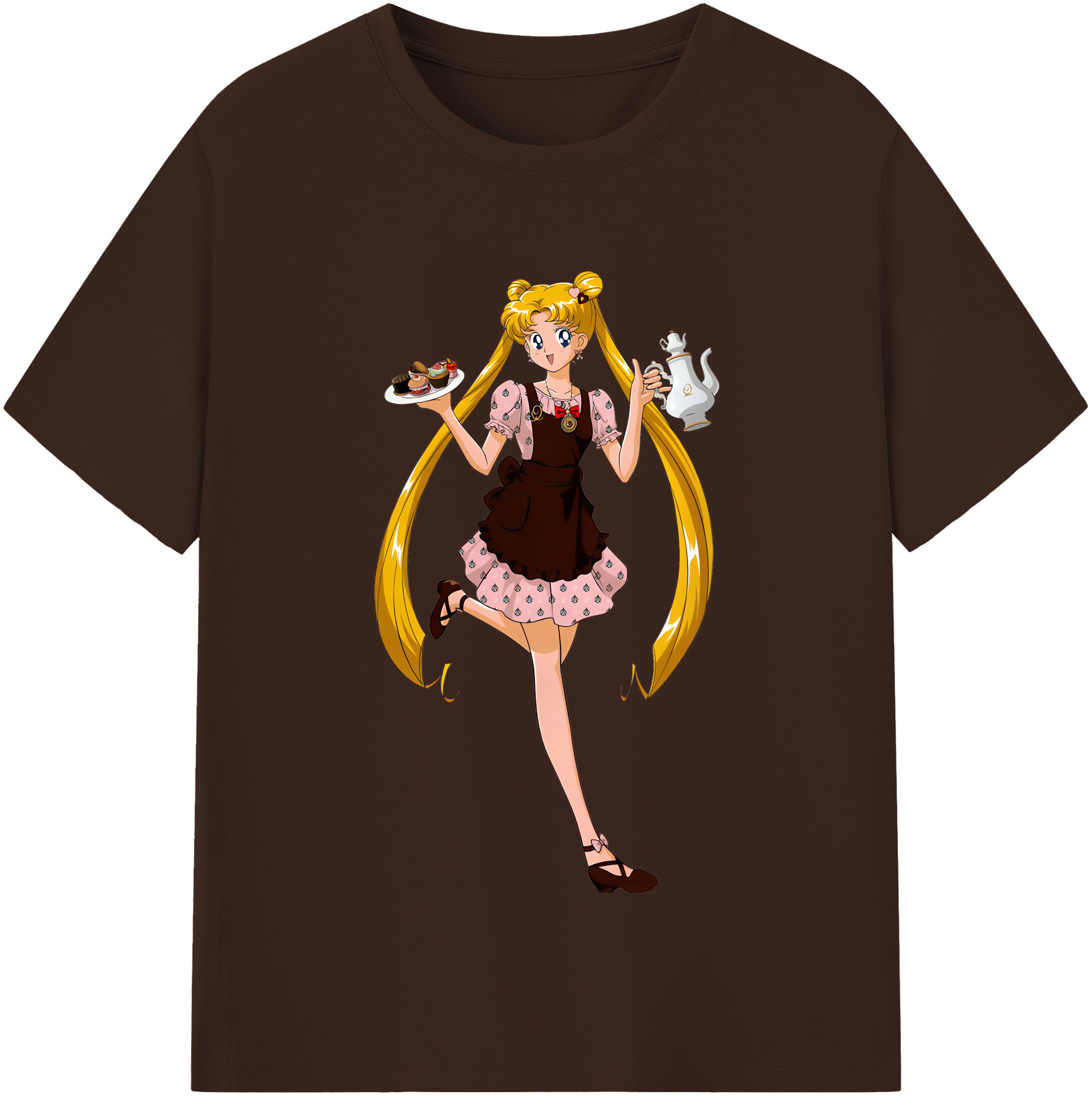 （画像用） 美少女戦士セーラームーン 愛野 美奈子 あいの みなこ Sailor Moon Aino Minako 綿100％半袖Tシャツ（フロントプリント）