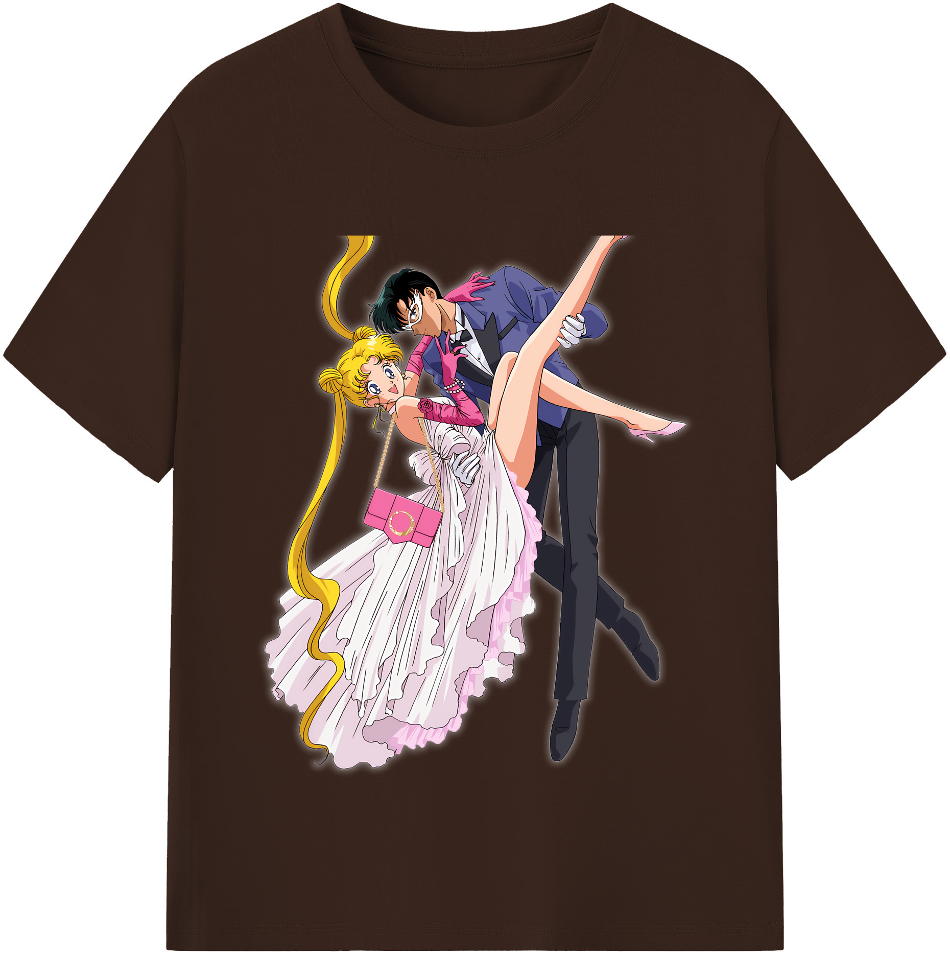 （画像用） 美少女戦士セーラームーン 愛野 美奈子 あいの みなこ Sailor Moon Aino Minako 綿100％半袖Tシャツ（フロントプリント）