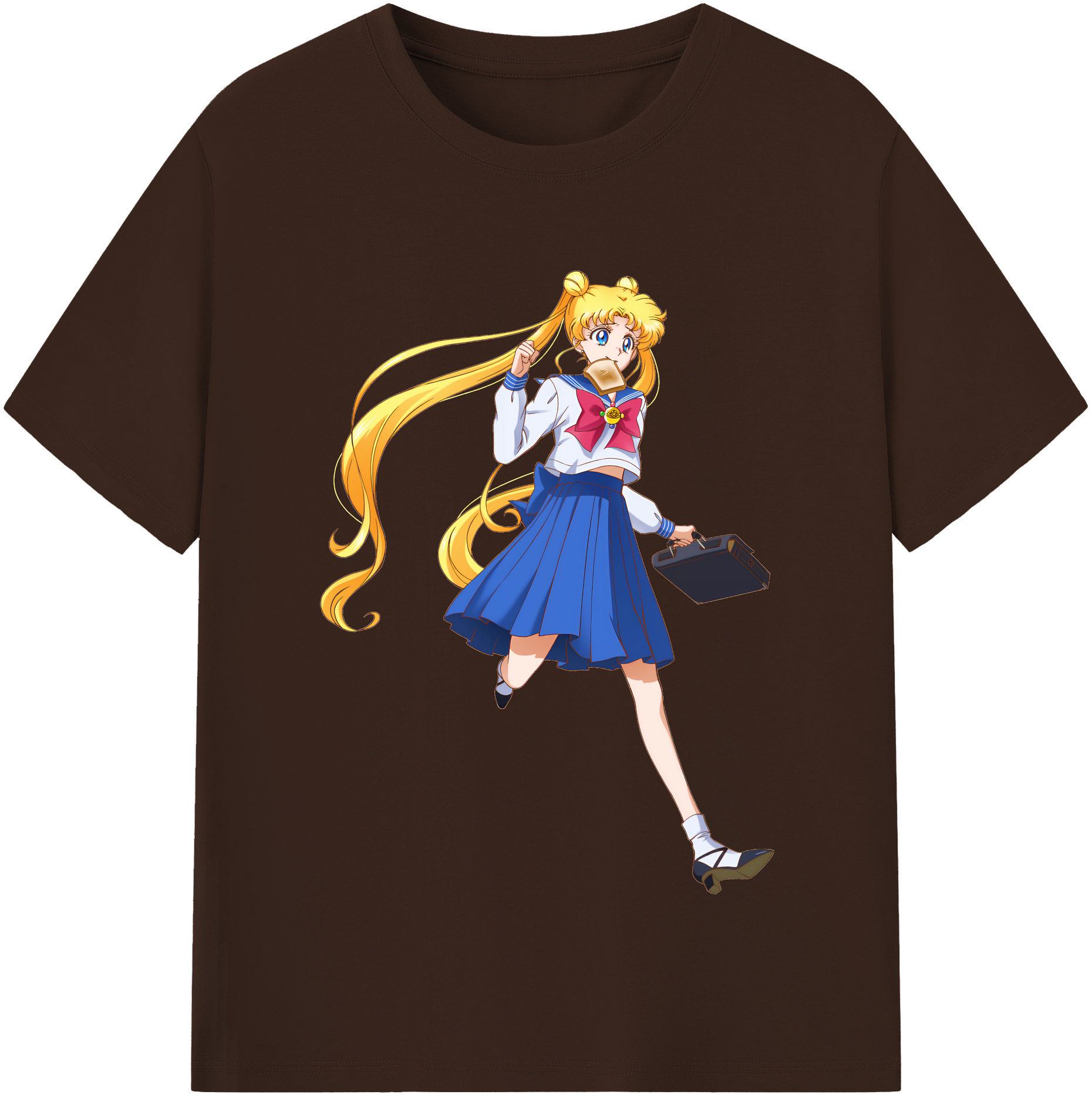 （画像用） 美少女戦士セーラームーン 愛野 美奈子 あいの みなこ Sailor Moon Aino Minako 綿100％半袖Tシャツ（フロントプリント）