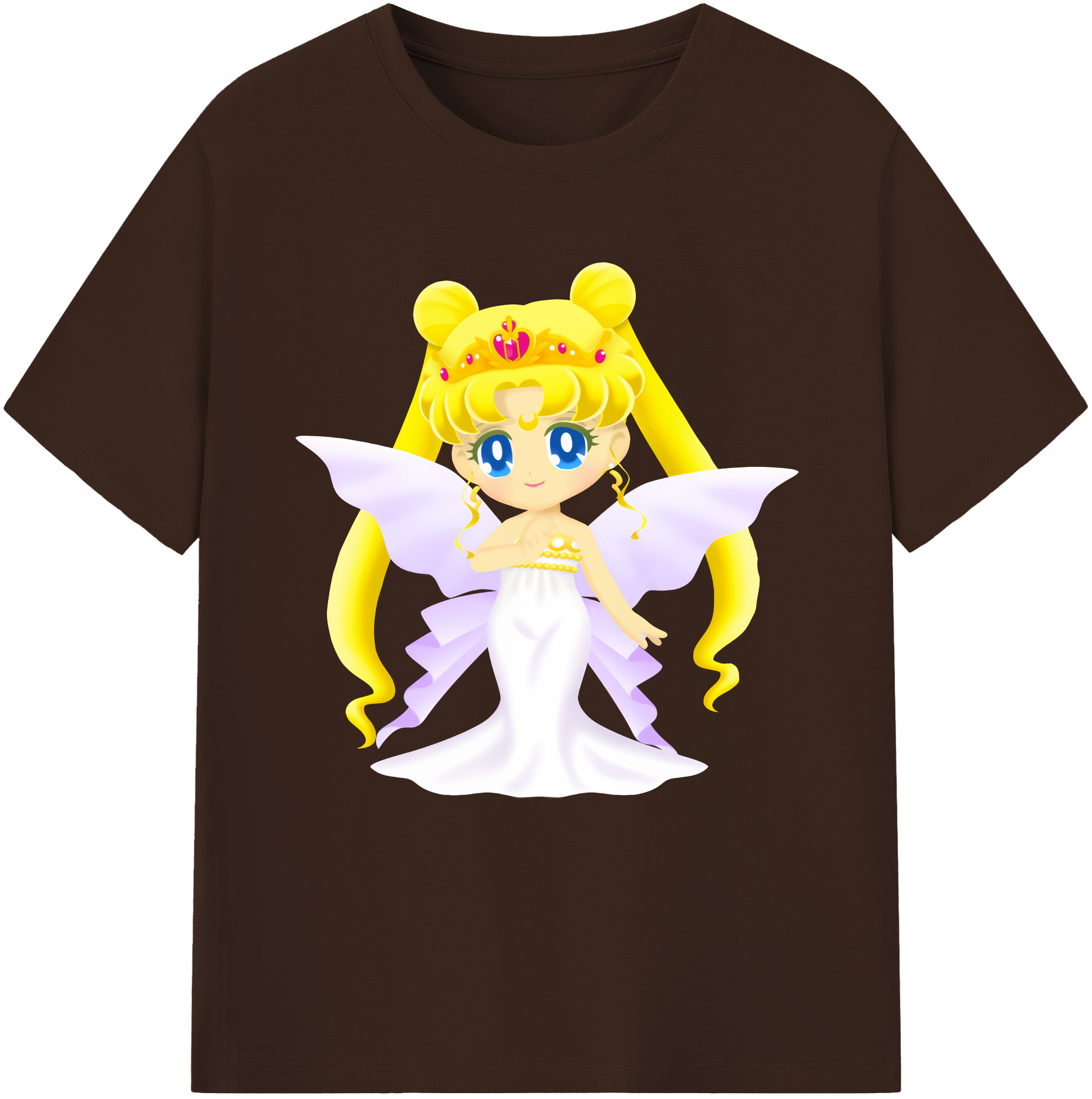 （画像用） 美少女戦士セーラームーン 愛野 美奈子 あいの みなこ Sailor Moon Aino Minako 綿100％半袖Tシャツ（フロントプリント）