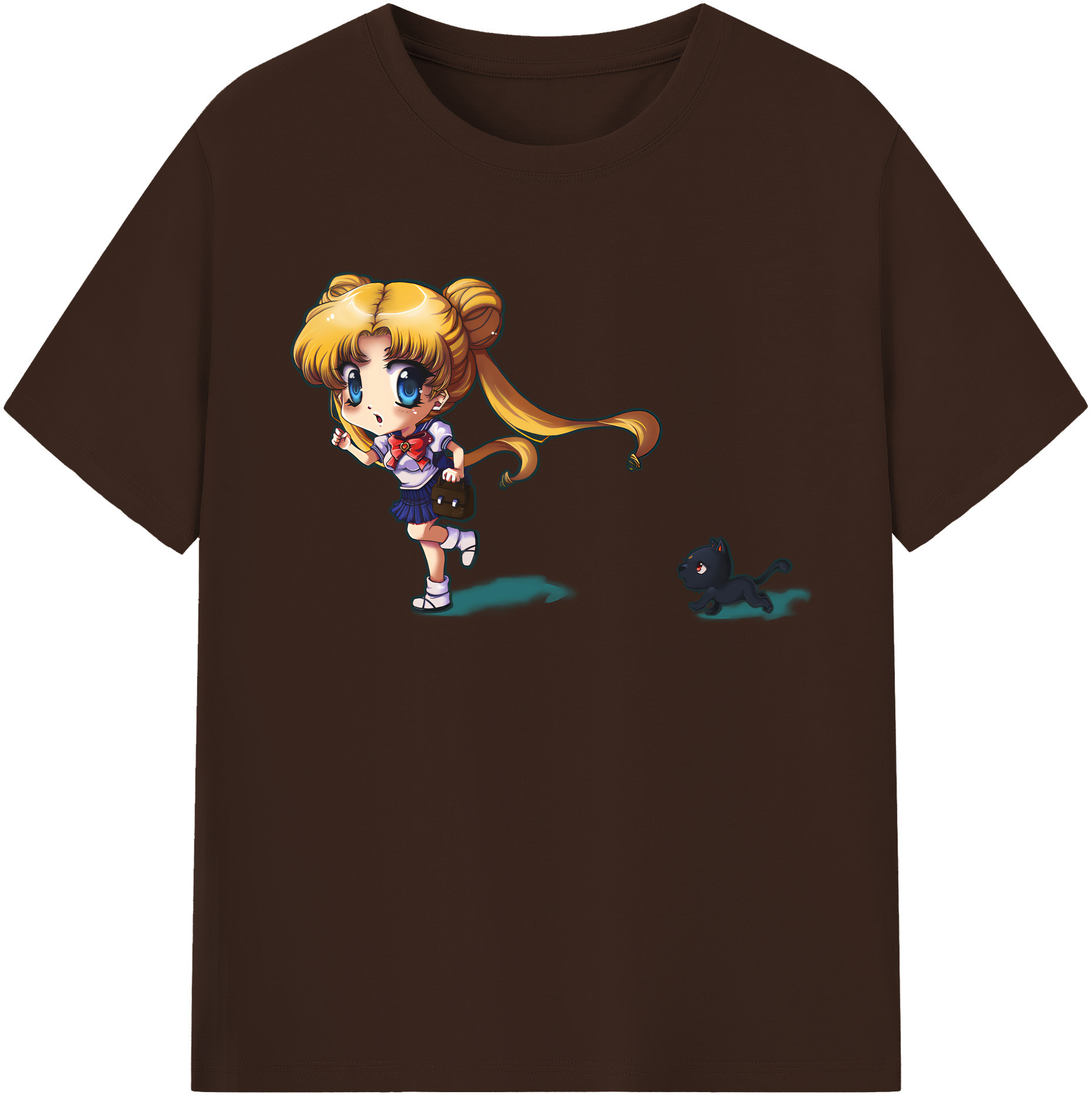 （画像用） 美少女戦士セーラームーン 愛野 美奈子 あいの みなこ Sailor Moon Aino Minako 綿100％半袖Tシャツ（フロントプリント）