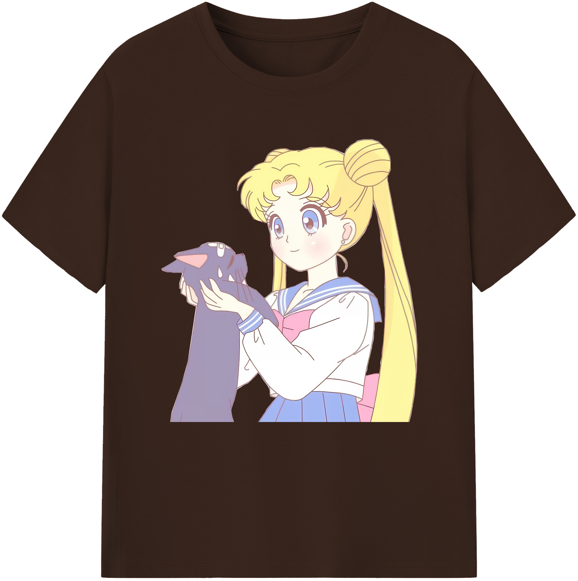（画像用） 美少女戦士セーラームーン 愛野 美奈子 あいの みなこ Sailor Moon Aino Minako 綿100％半袖Tシャツ（フロントプリント）