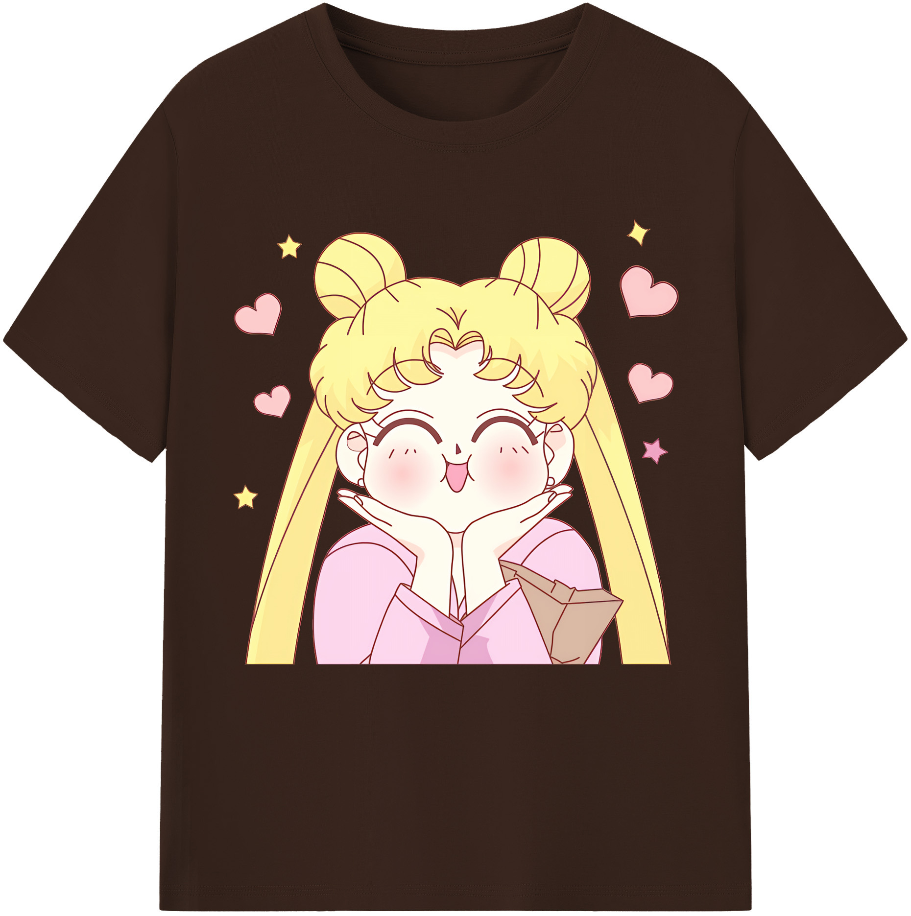 （画像用） 美少女戦士セーラームーン 愛野 美奈子 あいの みなこ Sailor Moon Aino Minako 綿100％半袖Tシャツ（フロントプリント）