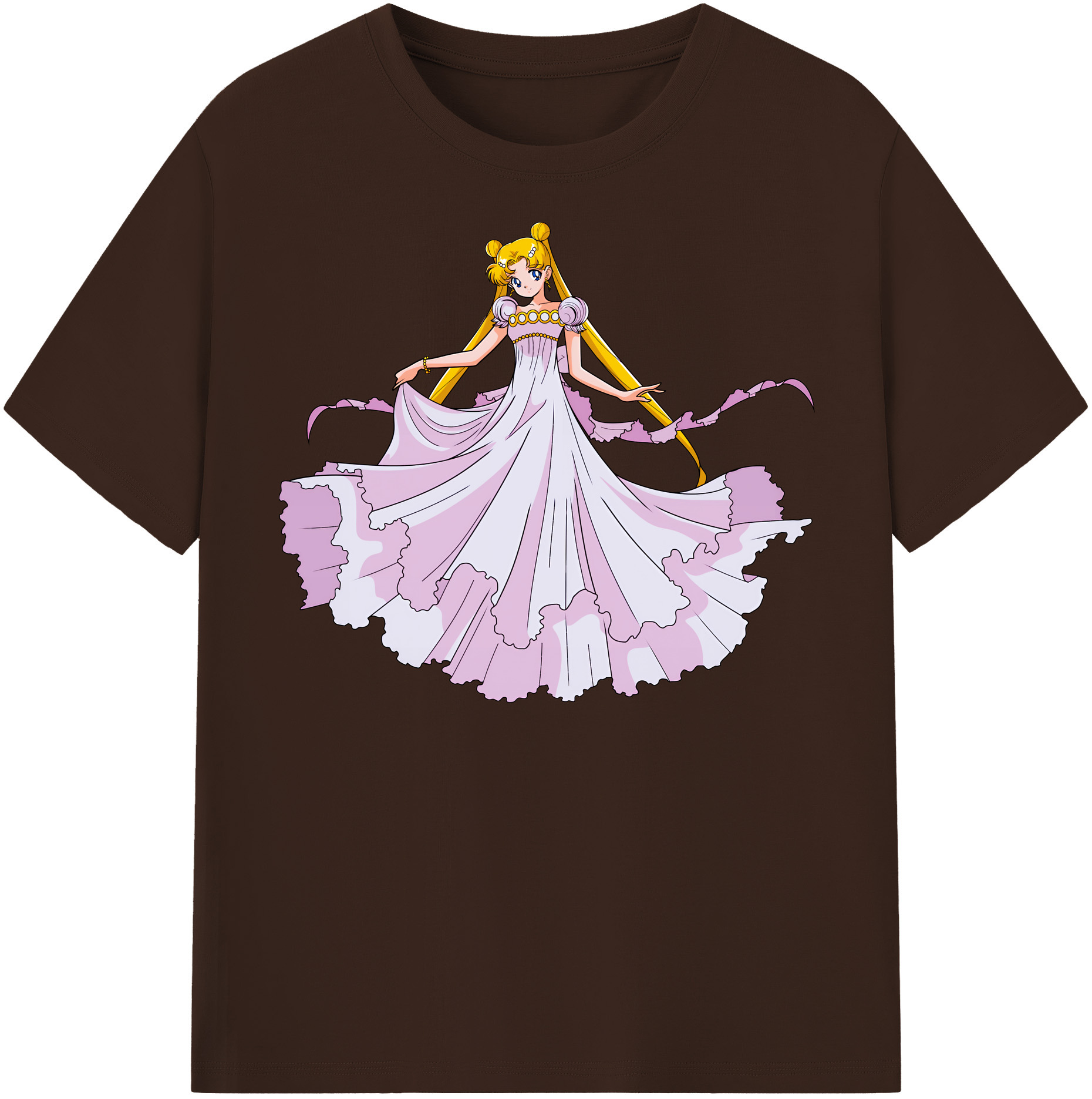 （画像用） 美少女戦士セーラームーン 愛野 美奈子 あいの みなこ Sailor Moon Aino Minako 綿100％半袖Tシャツ（フロントプリント）