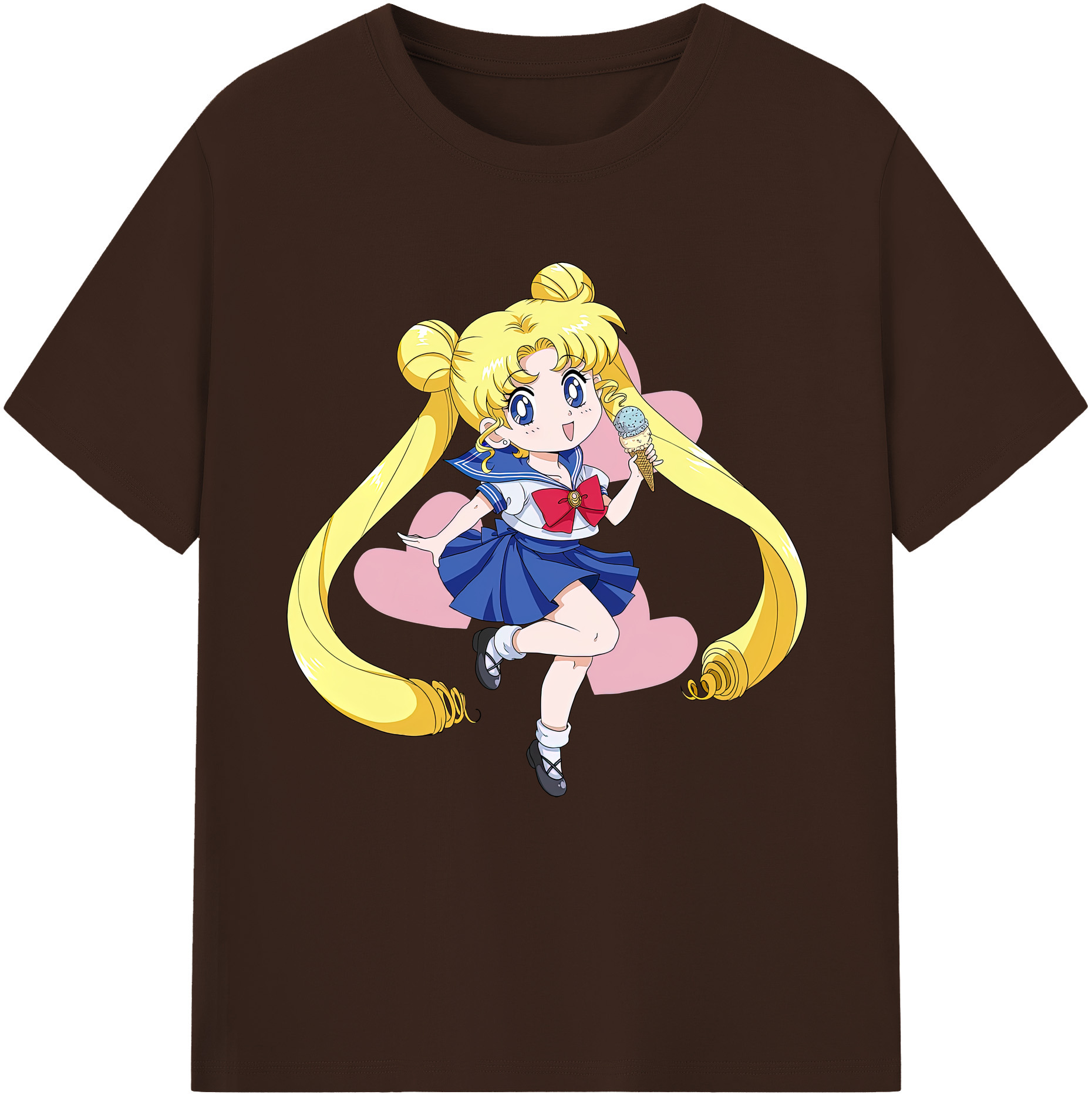 （画像用） 美少女戦士セーラームーン 愛野 美奈子 あいの みなこ Sailor Moon Aino Minako 綿100％半袖Tシャツ（フロントプリント）