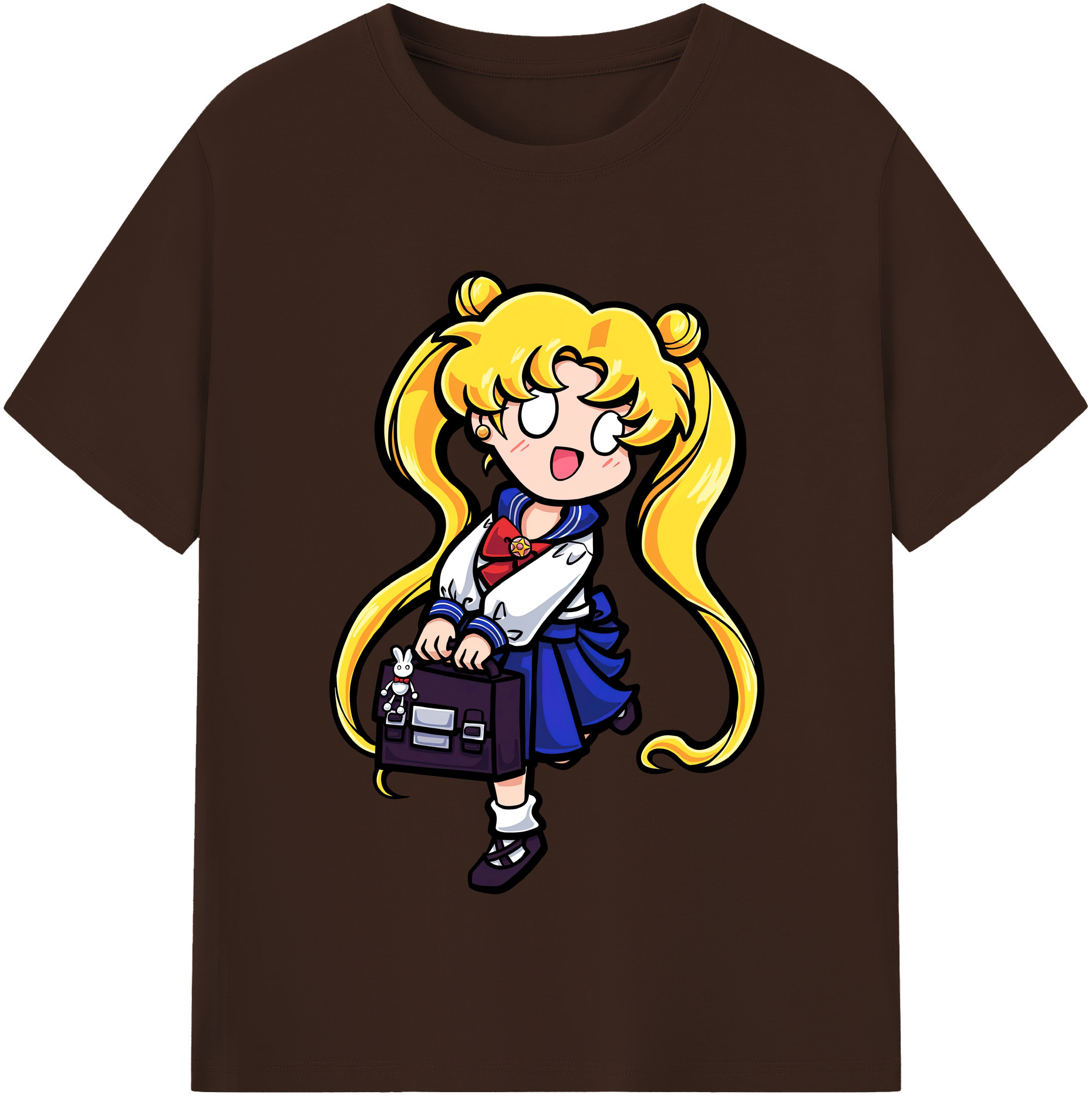 （画像用） 美少女戦士セーラームーン 愛野 美奈子 あいの みなこ Sailor Moon Aino Minako 綿100％半袖Tシャツ（フロントプリント）