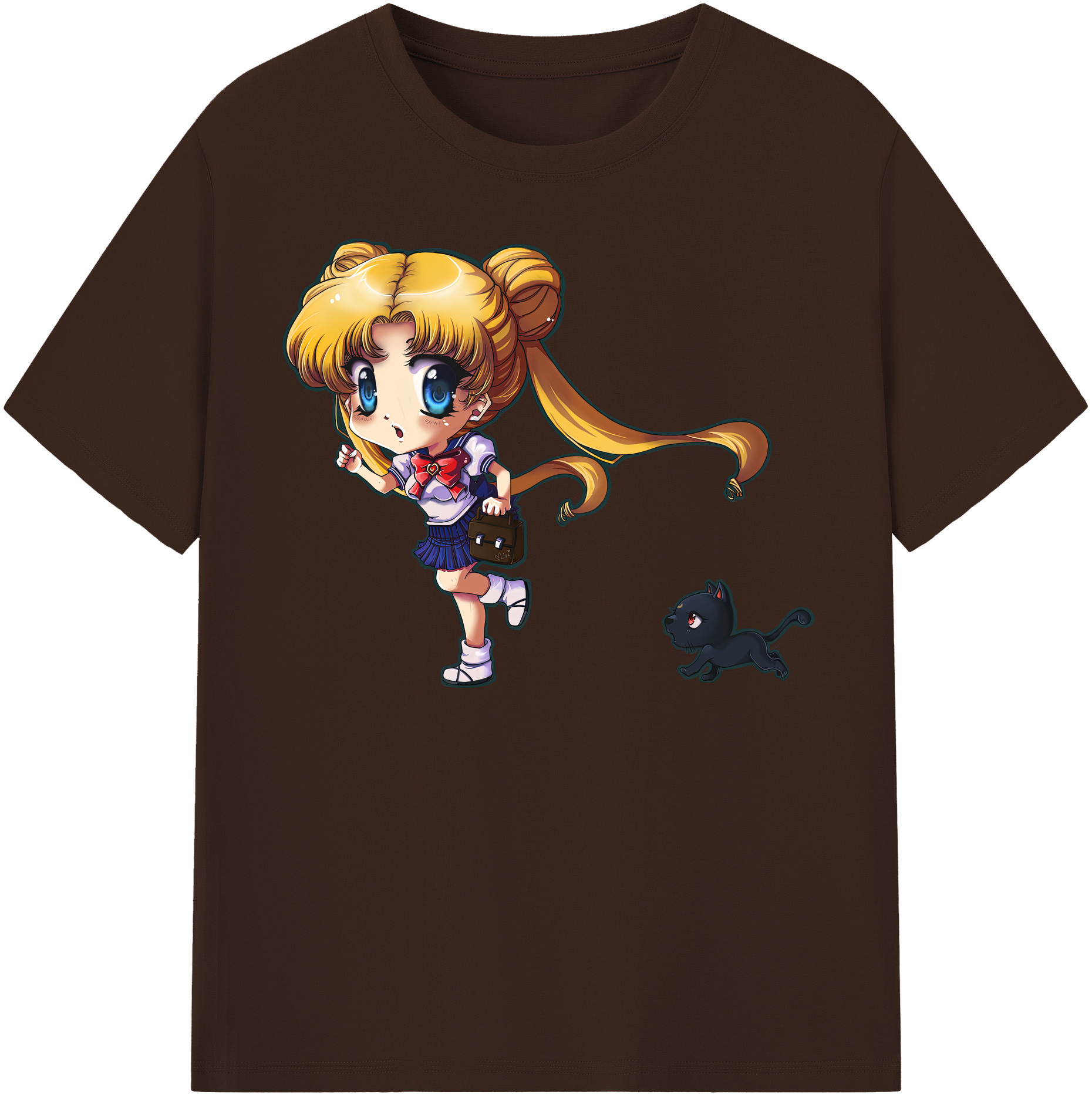 （画像用） 美少女戦士セーラームーン 愛野 美奈子 あいの みなこ Sailor Moon Aino Minako 綿100％半袖Tシャツ（フロントプリント）