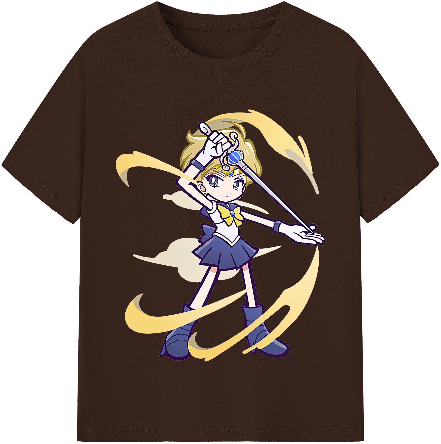 （画像用） 美少女戦士セーラームーン 天王はるか Sailor Moon Tenoh Haruka 綿100％半袖Tシャツ（フロントプリント）
