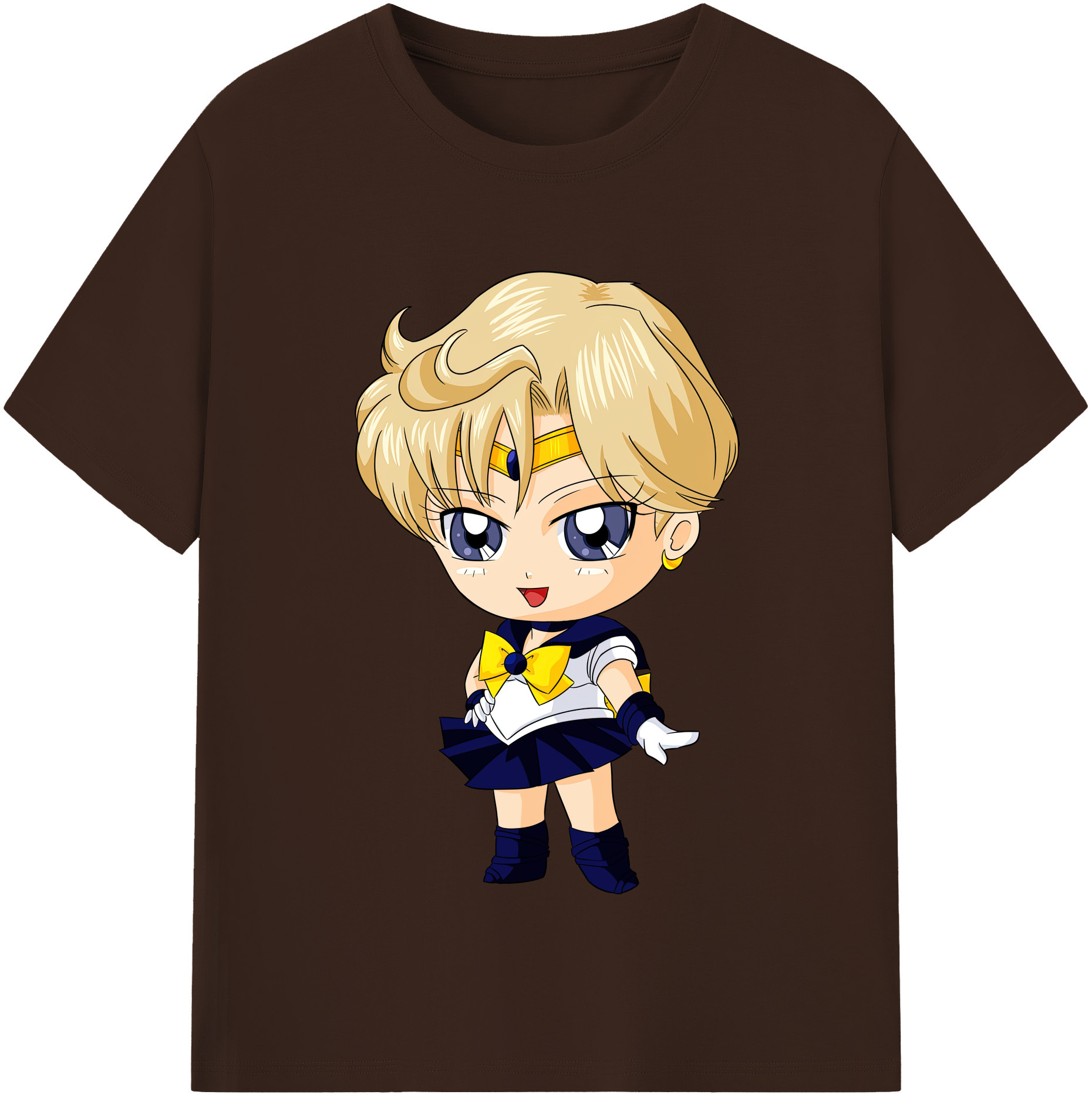 （画像用） 美少女戦士セーラームーン 天王はるか Sailor Moon Tenoh Haruka 綿100％半袖Tシャツ（フロントプリント）
