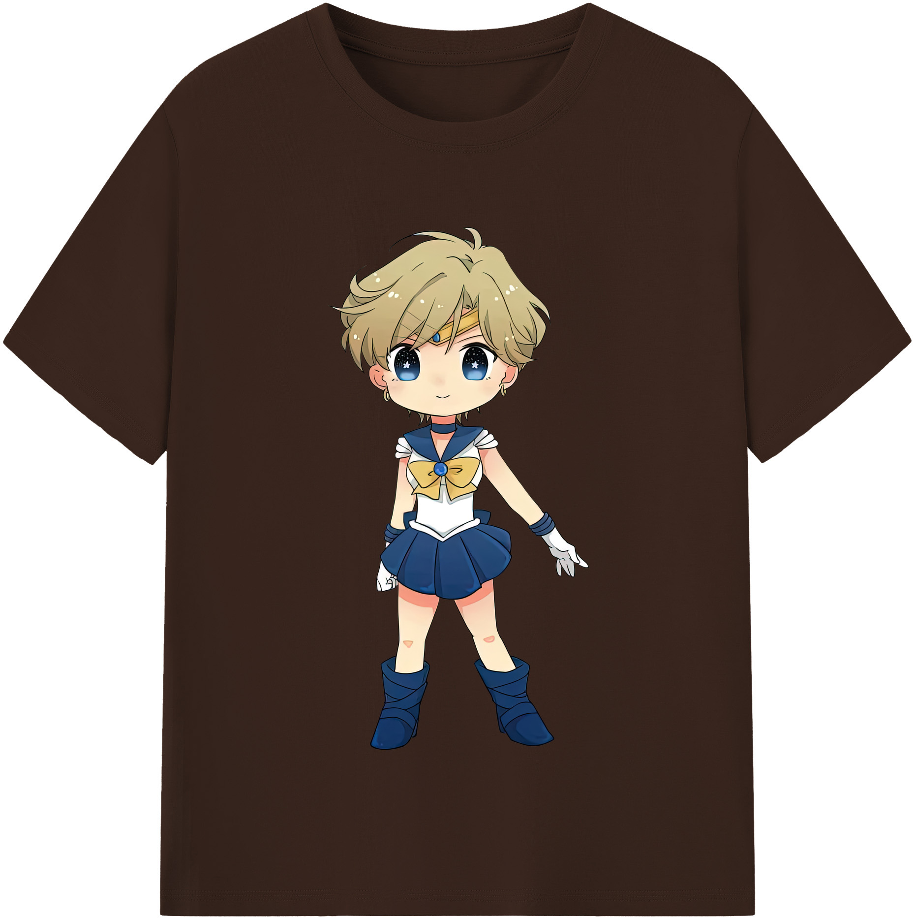 （画像用） 美少女戦士セーラームーン 天王はるか Sailor Moon Tenoh Haruka 綿100％半袖Tシャツ（フロントプリント）