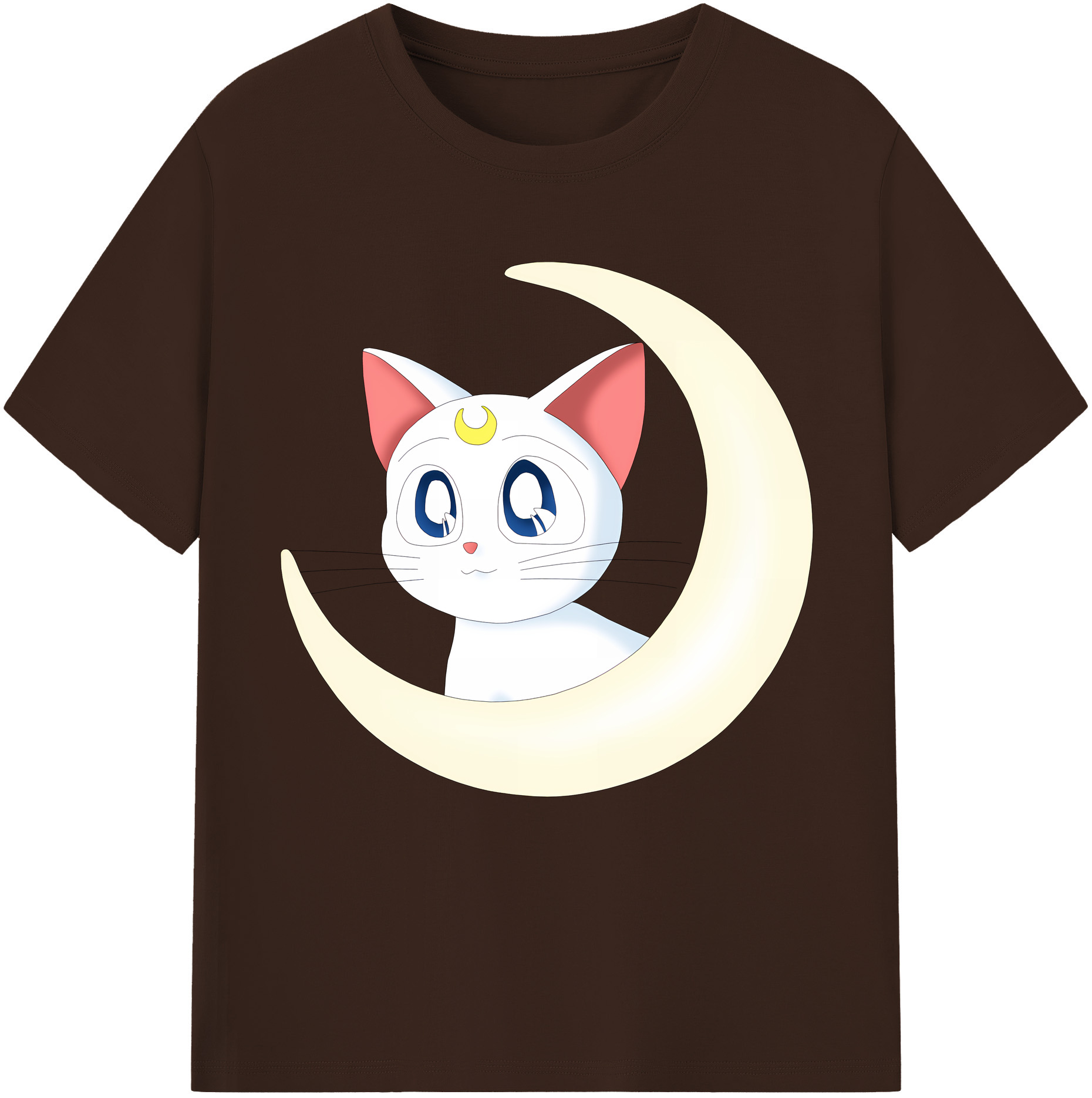 （画像用） 美少女戦士セーラームーン Sailor Moon 綿100％半袖Tシャツ（フロントプリント）