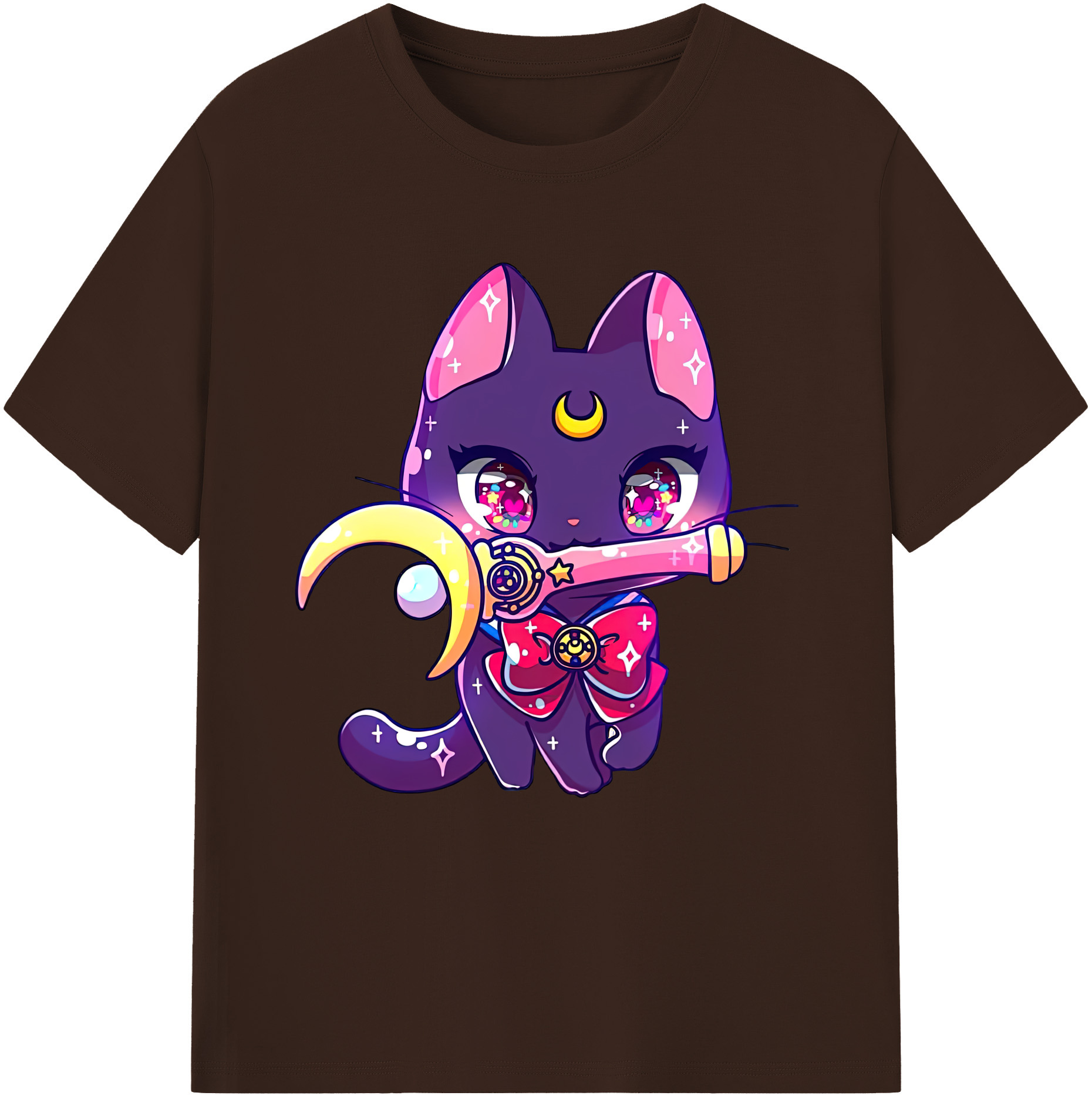 （画像用） 美少女戦士セーラームーン Sailor Moon 綿100％半袖Tシャツ（フロントプリント）