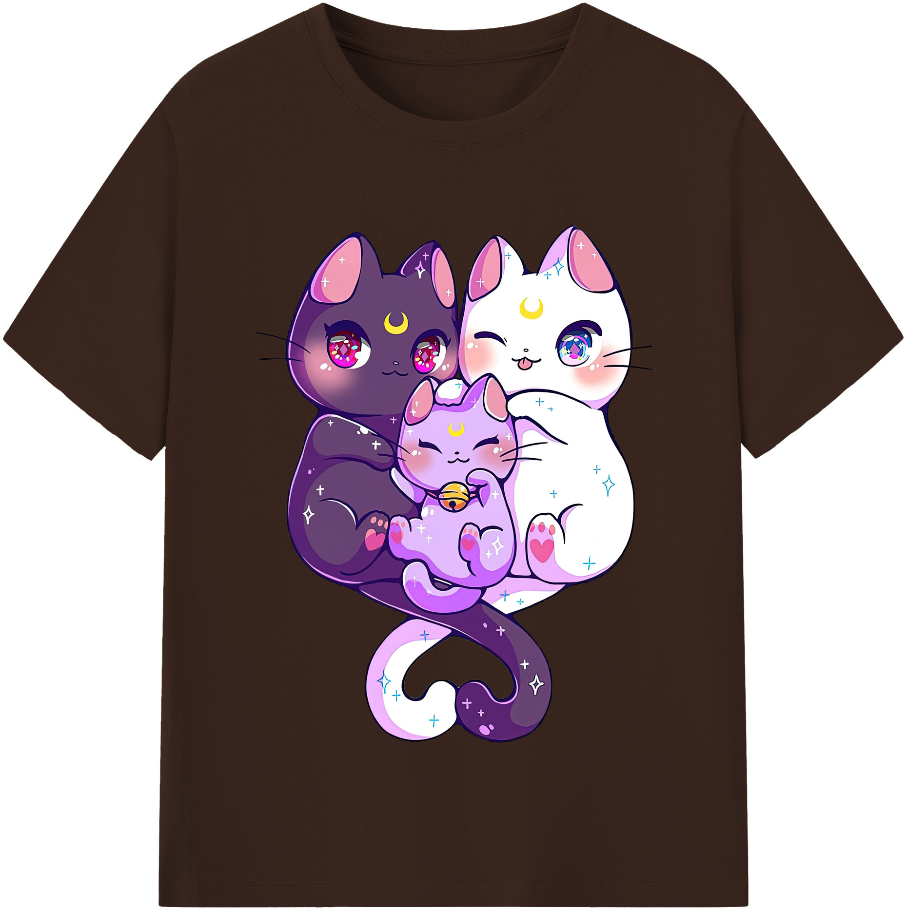 （画像用） 美少女戦士セーラームーン Sailor Moon 綿100％半袖Tシャツ（フロントプリント）