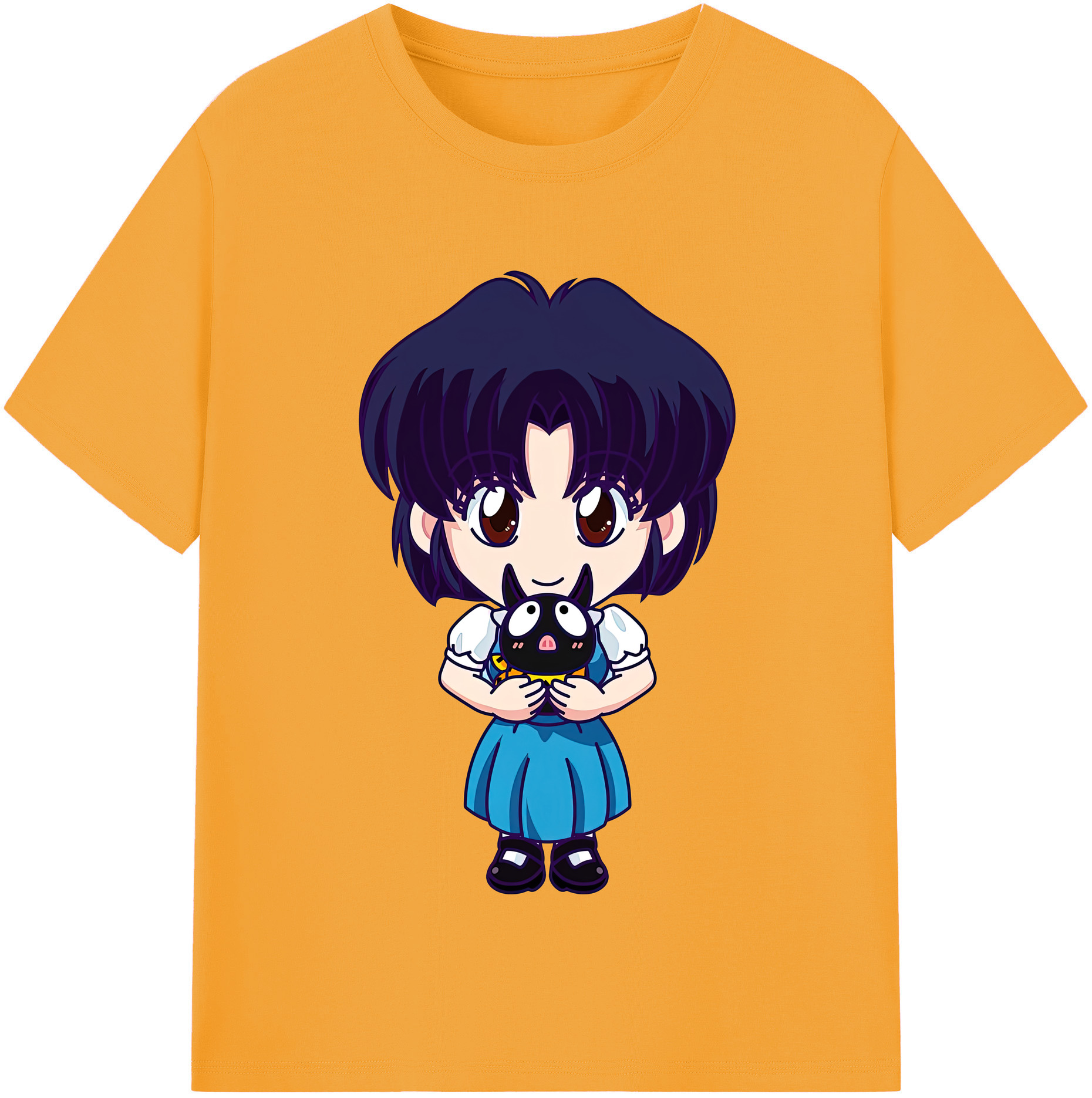 （画像用） 美少女戦士セーラームーン 水野 亜美 みずの あみ Sailor Moon Mizuno Ami 綿100％半袖Tシャツ（フロントプリント）