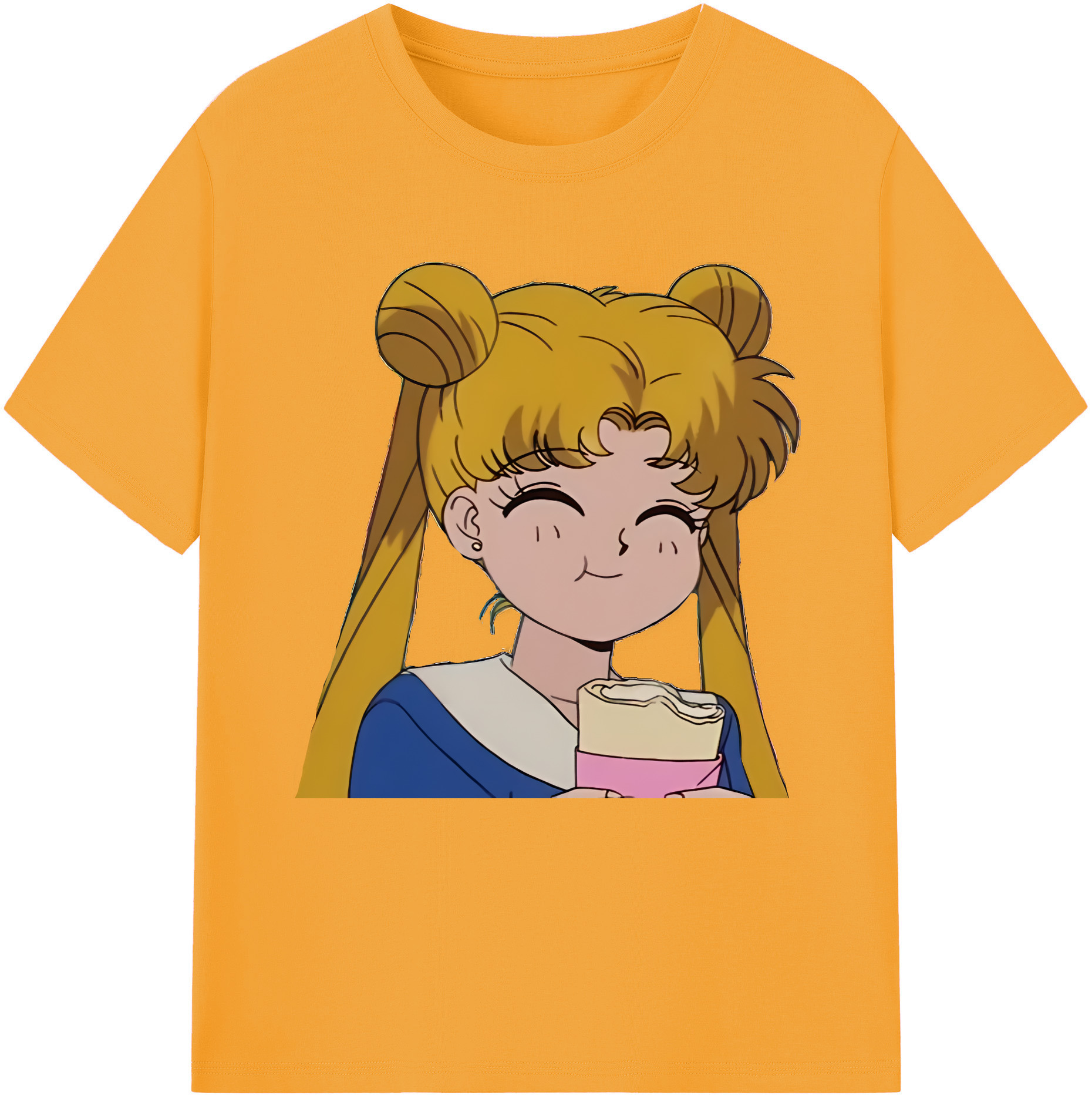 （画像用） 美少女戦士セーラームーン 愛野 美奈子 あいの みなこ Sailor Moon Aino Minako 綿100％半袖Tシャツ（フロントプリント）