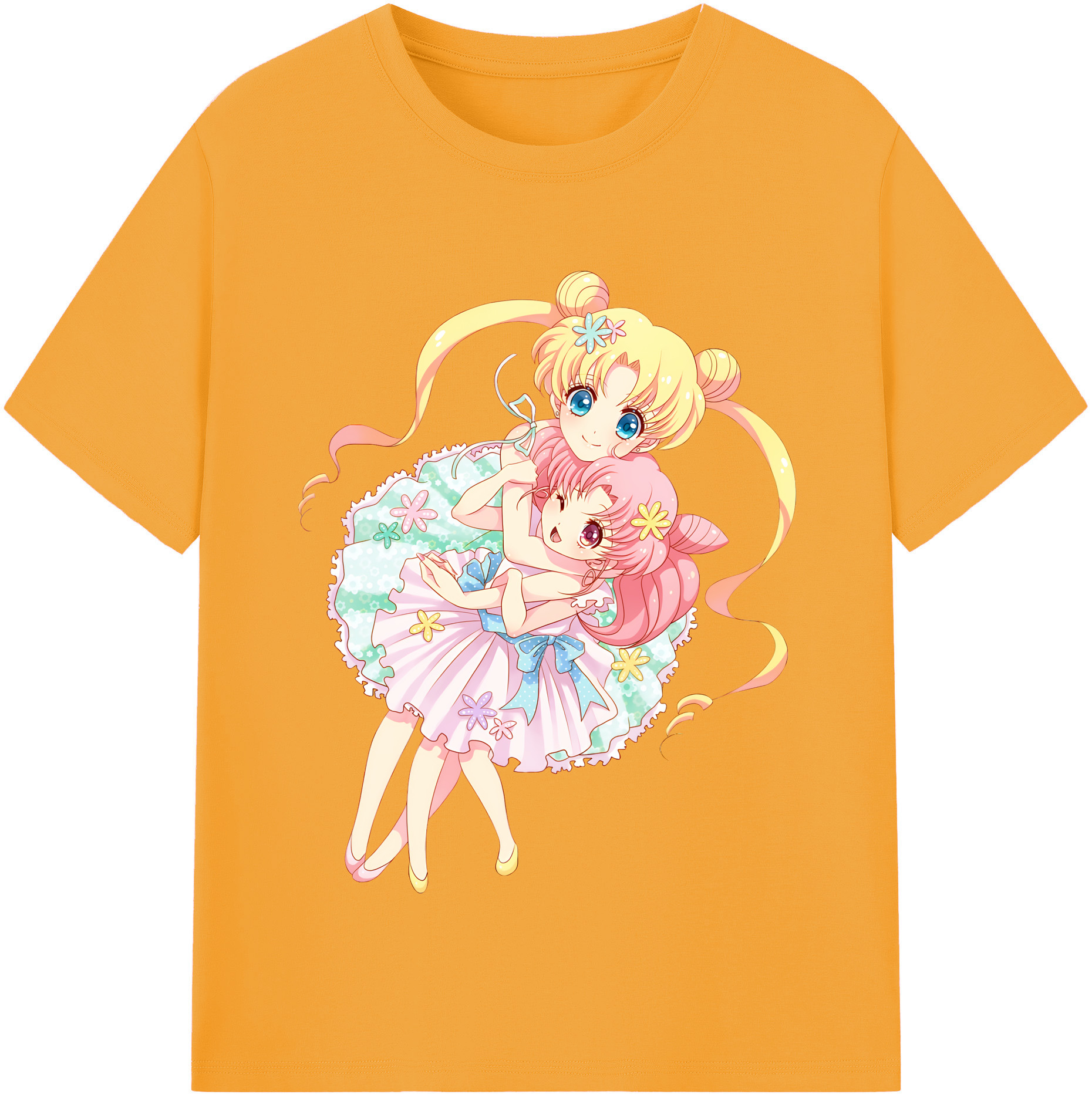 （画像用） 美少女戦士セーラームーン 愛野 美奈子 あいの みなこ Sailor Moon Aino Minako 綿100％半袖Tシャツ（フロントプリント）