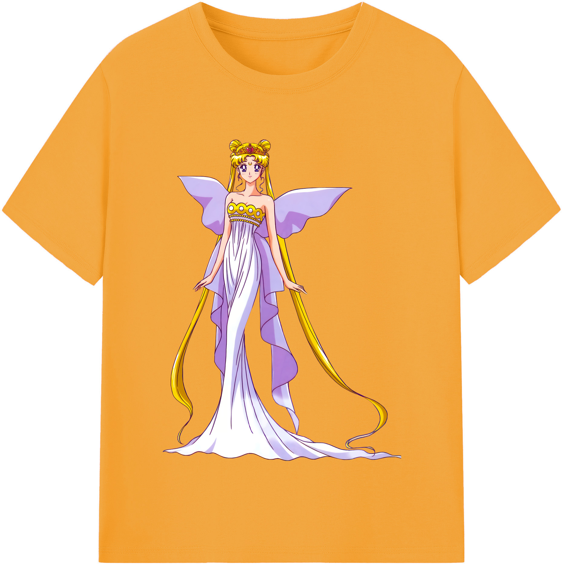 （画像用） 美少女戦士セーラームーン 愛野 美奈子 あいの みなこ Sailor Moon Aino Minako 綿100％半袖Tシャツ（フロントプリント）