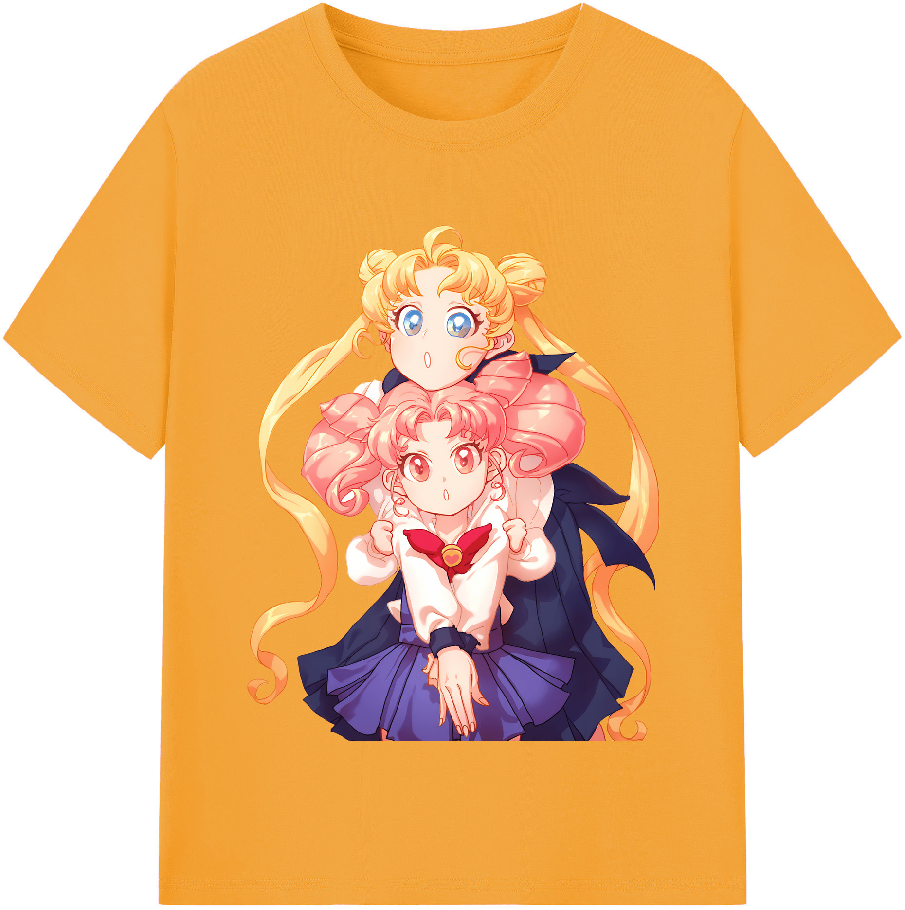 （画像用） 美少女戦士セーラームーン 愛野 美奈子 あいの みなこ Sailor Moon Aino Minako 綿100％半袖Tシャツ（フロントプリント）