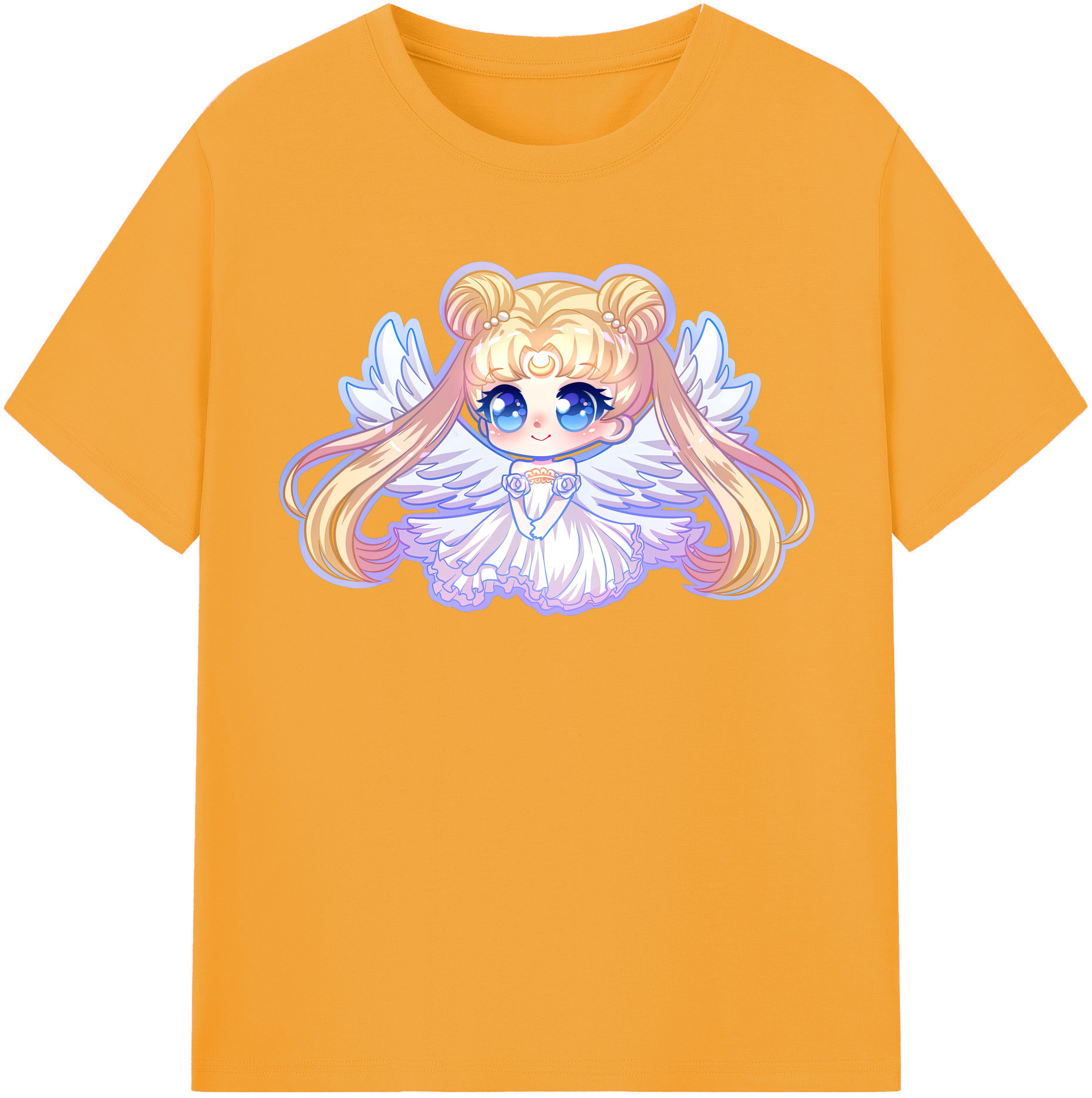 （画像用） 美少女戦士セーラームーン 愛野 美奈子 あいの みなこ Sailor Moon Aino Minako 綿100％半袖Tシャツ（フロントプリント）