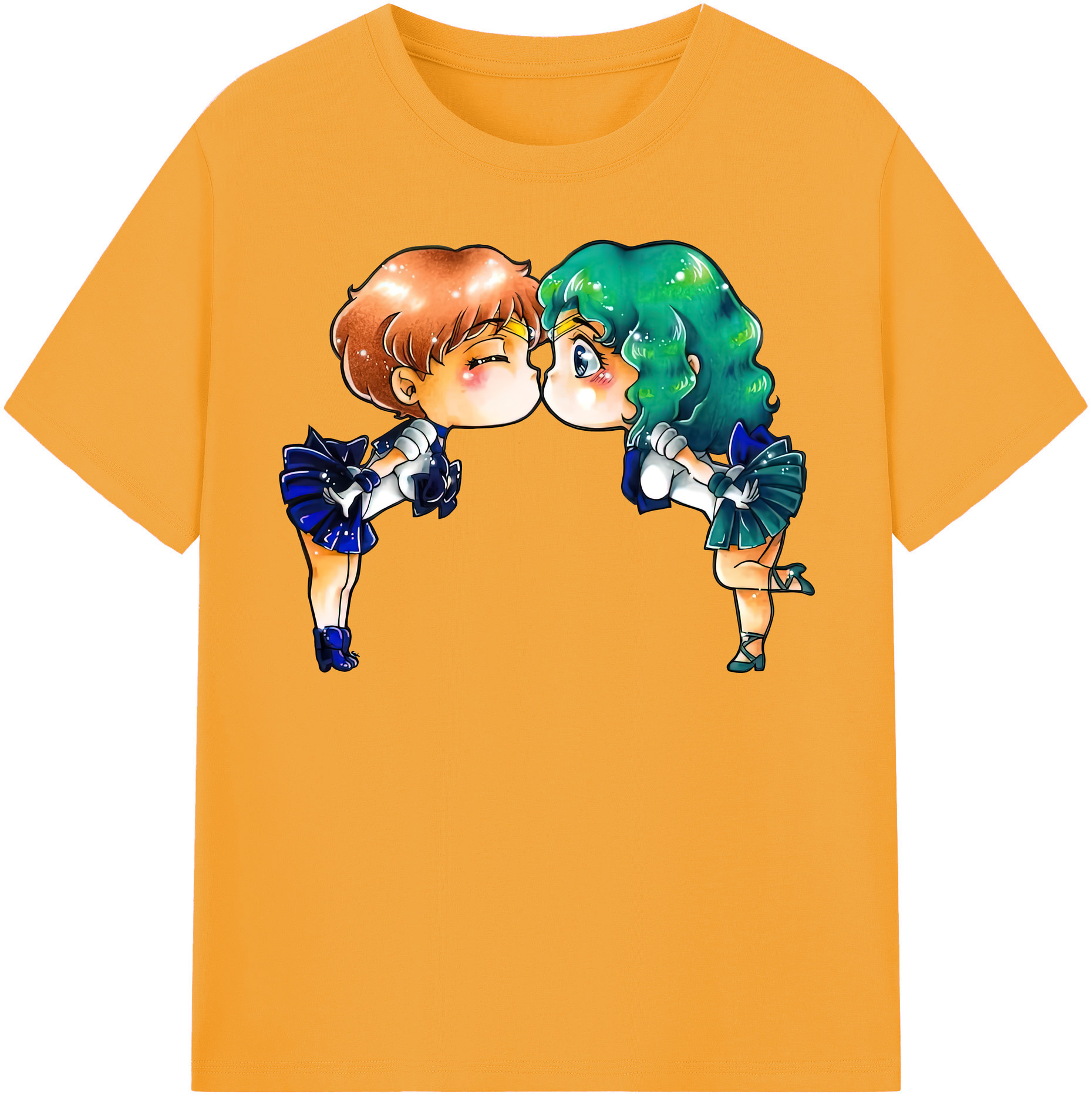 （画像用） 美少女戦士セーラームーン 天王はるか Sailor Moon Tenoh Haruka 綿100％半袖Tシャツ（フロントプリント）