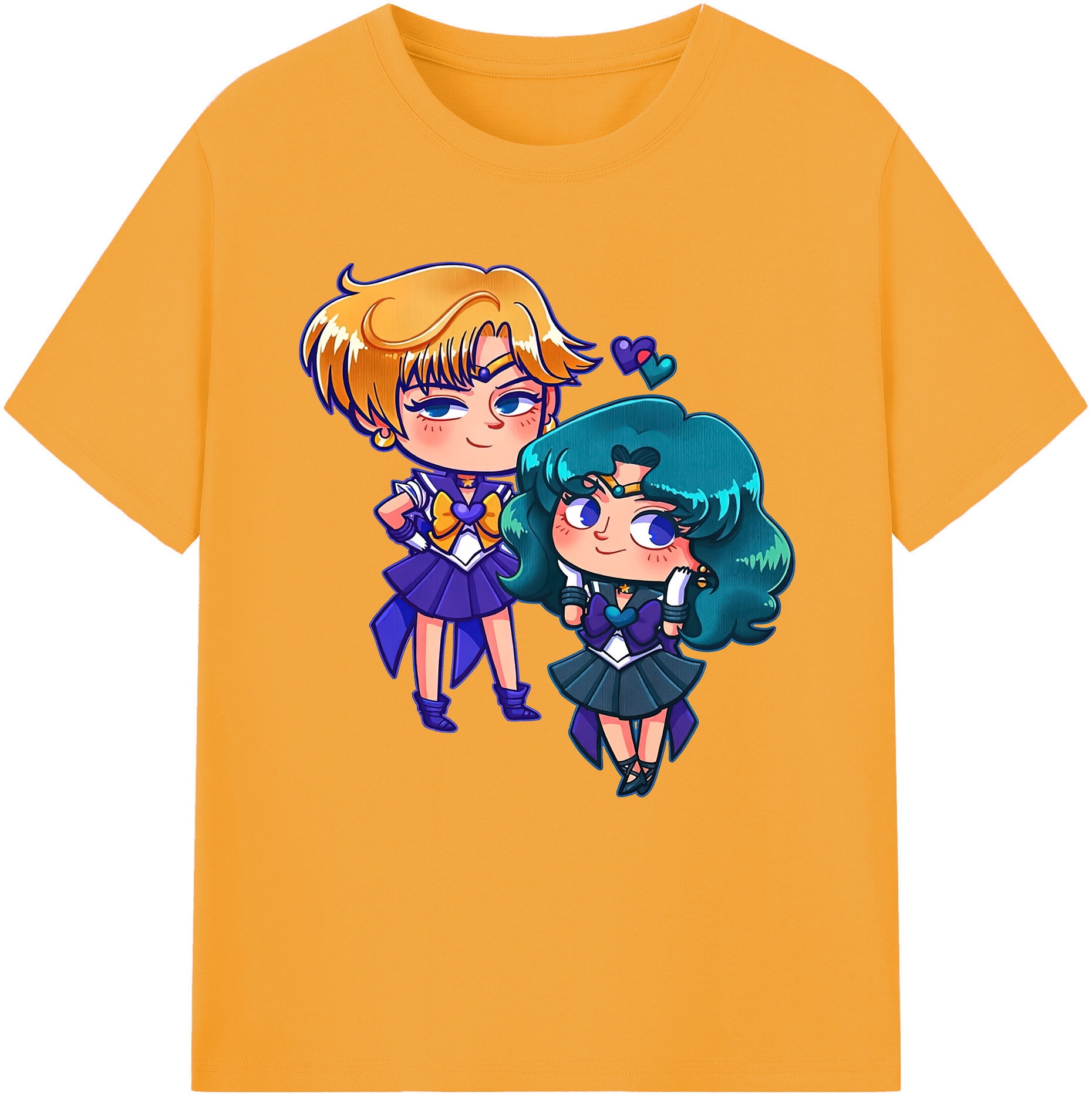 （画像用） 美少女戦士セーラームーン 天王はるか Sailor Moon Tenoh Haruka 綿100％半袖Tシャツ（フロントプリント）
