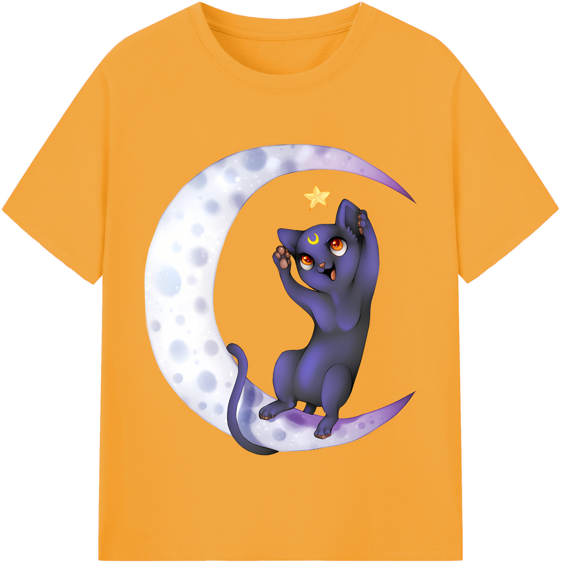 （画像用） 美少女戦士セーラームーン Sailor Moon 綿100％半袖Tシャツ（フロントプリント）