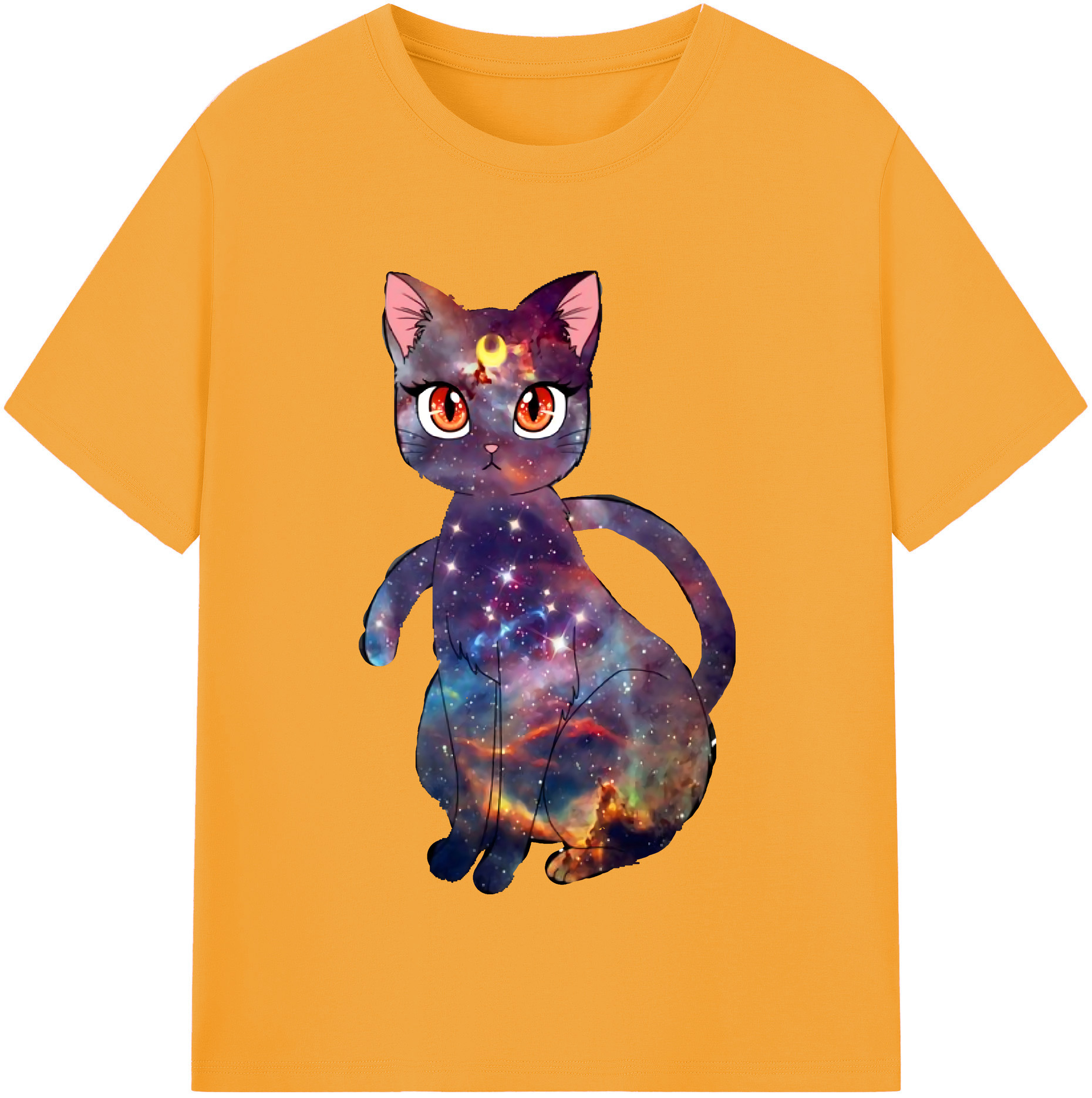 （画像用） 美少女戦士セーラームーン Sailor Moon 綿100％半袖Tシャツ（フロントプリント）