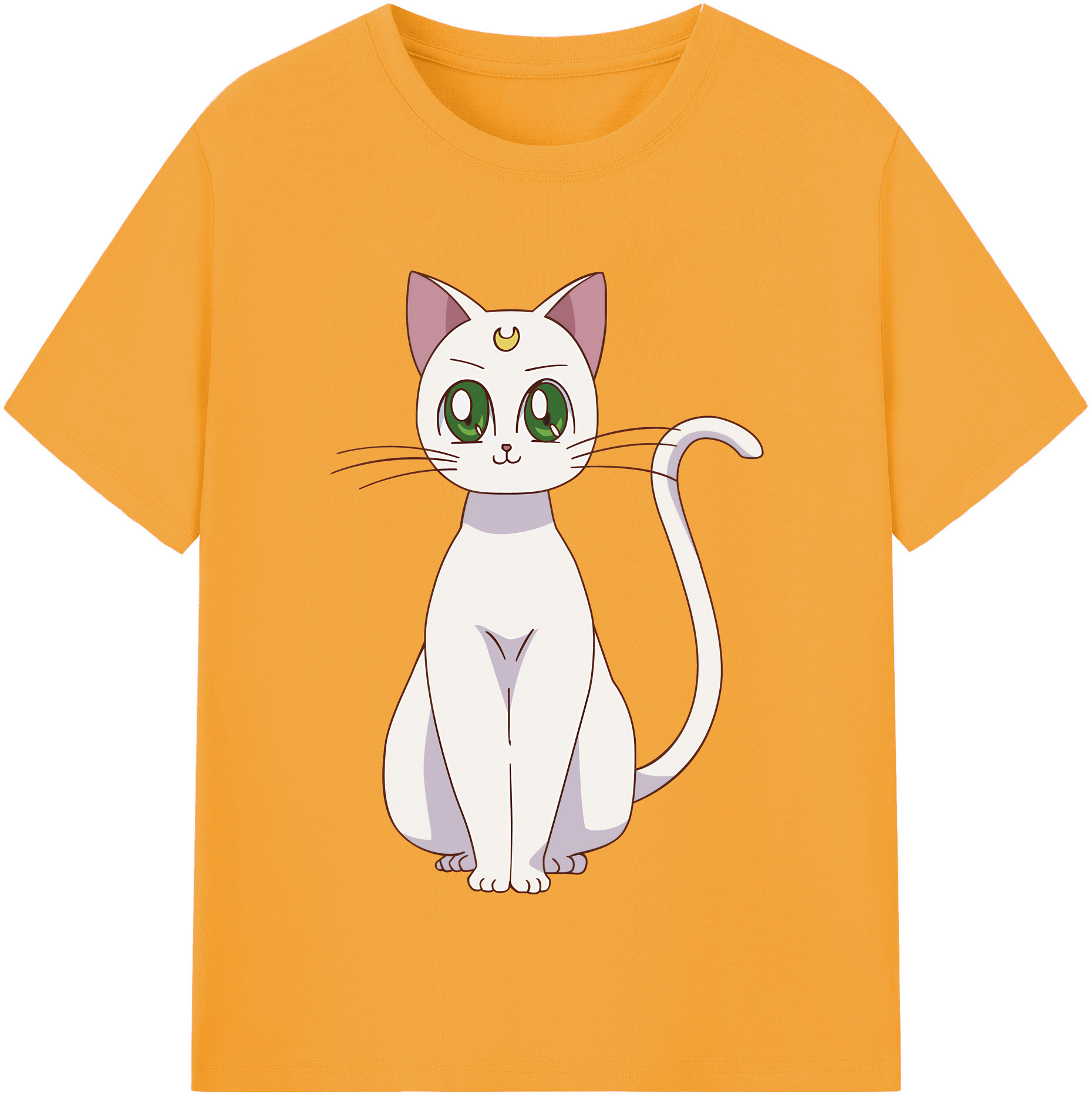 （画像用） 美少女戦士セーラームーン Sailor Moon 綿100％半袖Tシャツ（フロントプリント）
