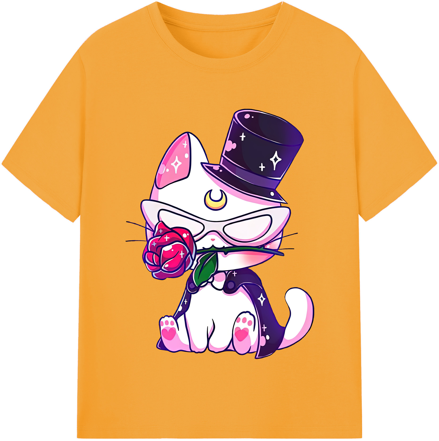 （画像用） 美少女戦士セーラームーン Sailor Moon 綿100％半袖Tシャツ（フロントプリント）