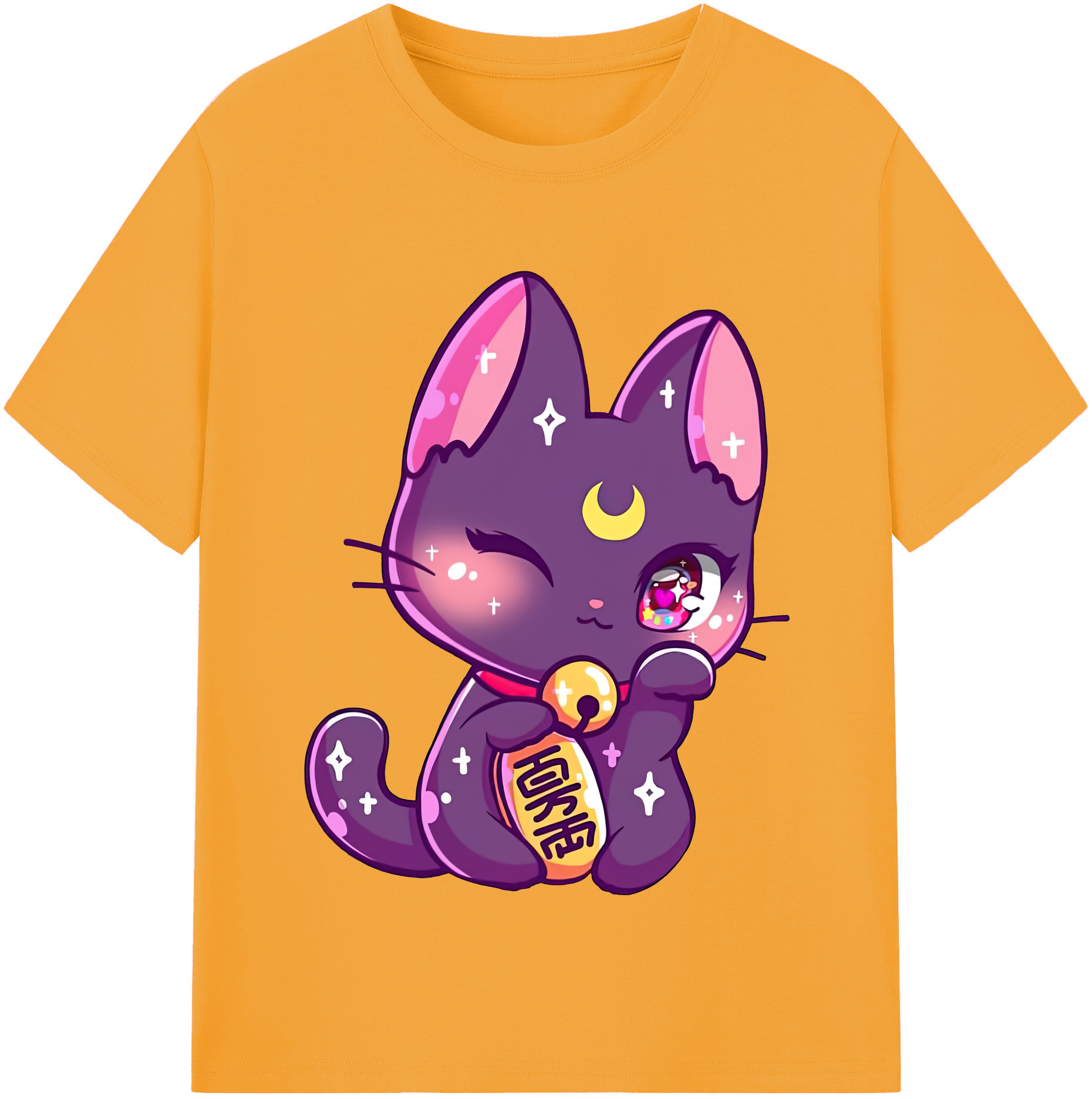 （画像用） 美少女戦士セーラームーン Sailor Moon 綿100％半袖Tシャツ（フロントプリント）