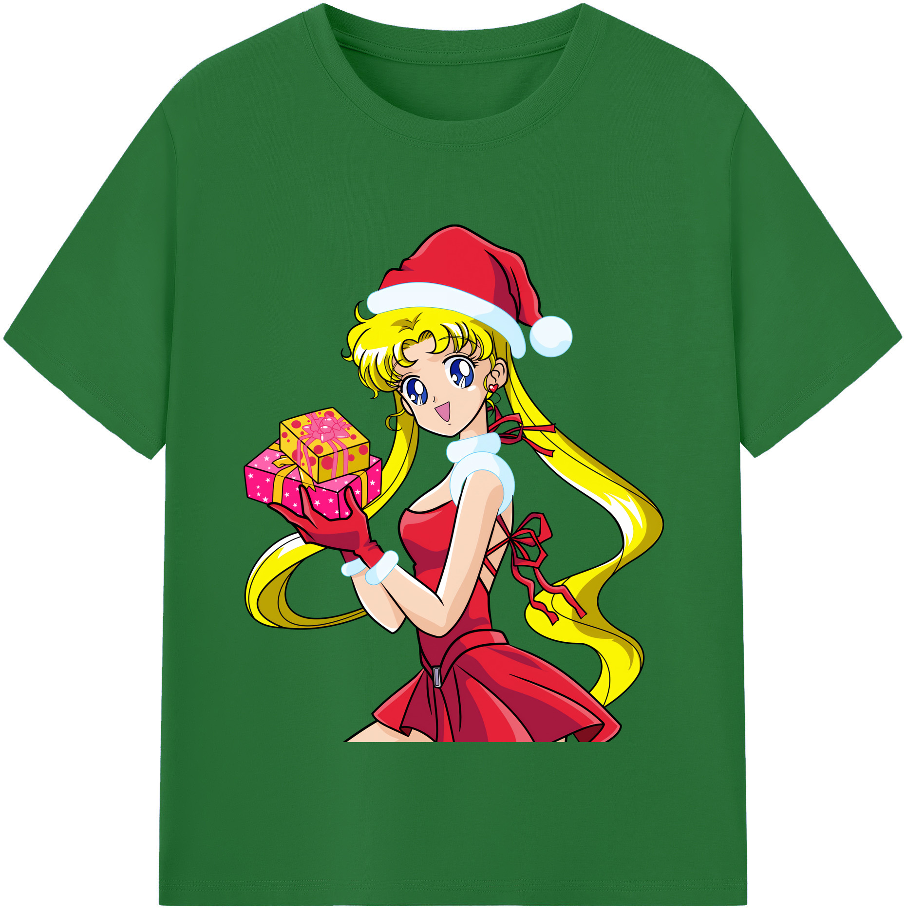 （画像用） 美少女戦士セーラームーン 月野 うさぎ つきの うさぎ Sailor Moon Tsukino Usagi 綿100％半袖Tシャツ（フロントプリント）
