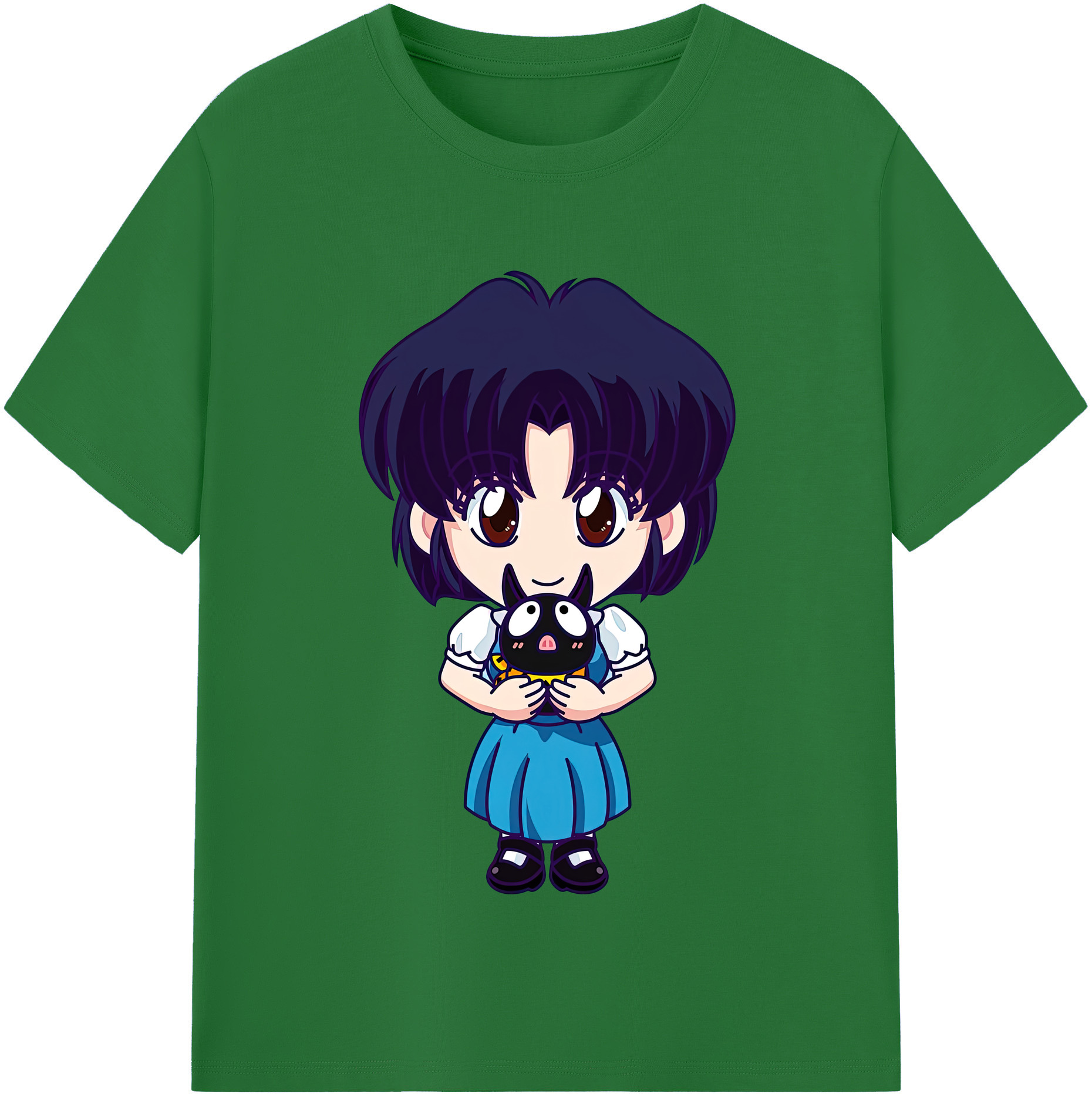 （画像用） 美少女戦士セーラームーン 水野 亜美 みずの あみ Sailor Moon Mizuno Ami 綿100％半袖Tシャツ（フロントプリント）