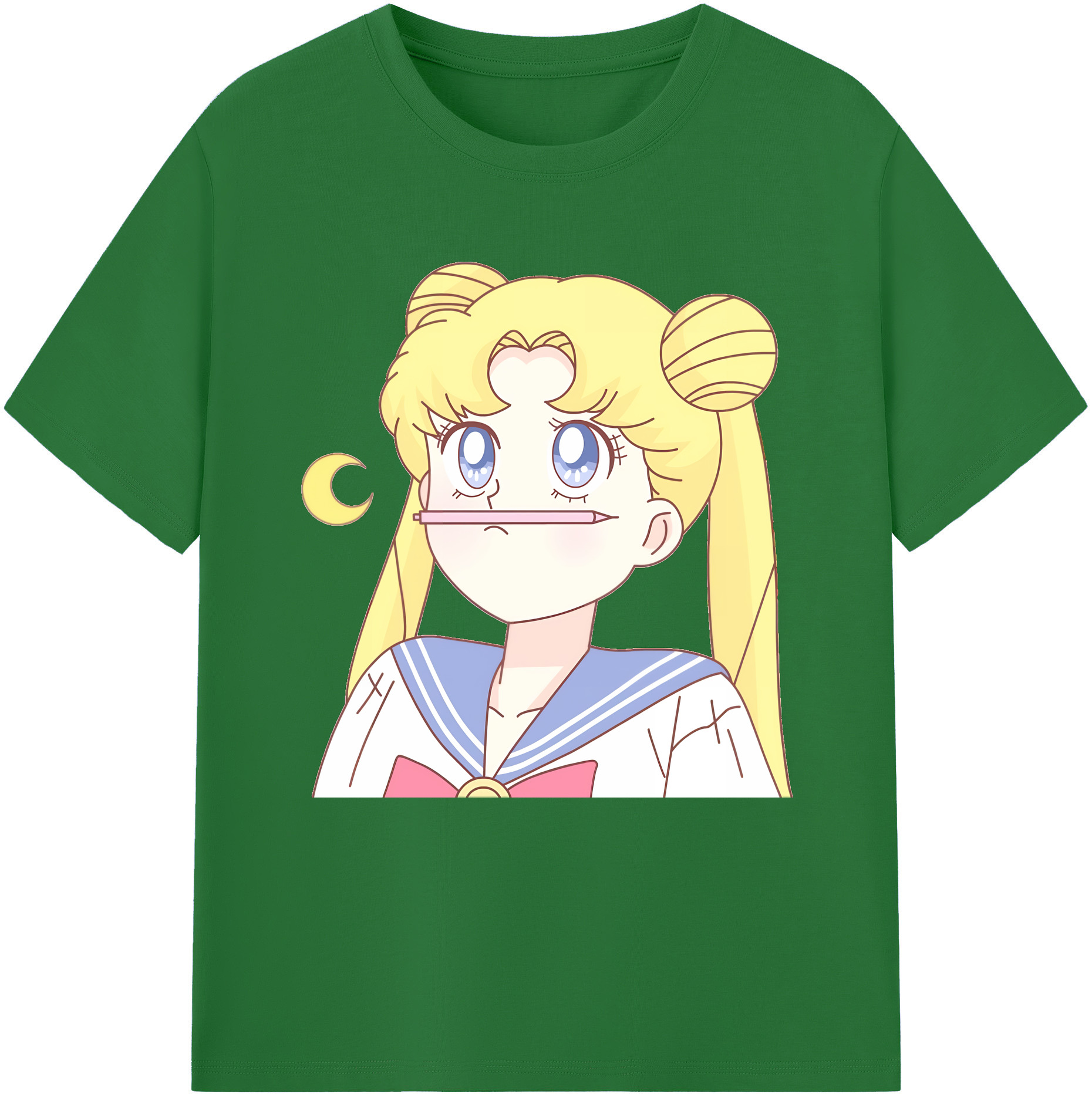 （画像用） 美少女戦士セーラームーン 愛野 美奈子 あいの みなこ Sailor Moon Aino Minako 綿100％半袖Tシャツ（フロントプリント）