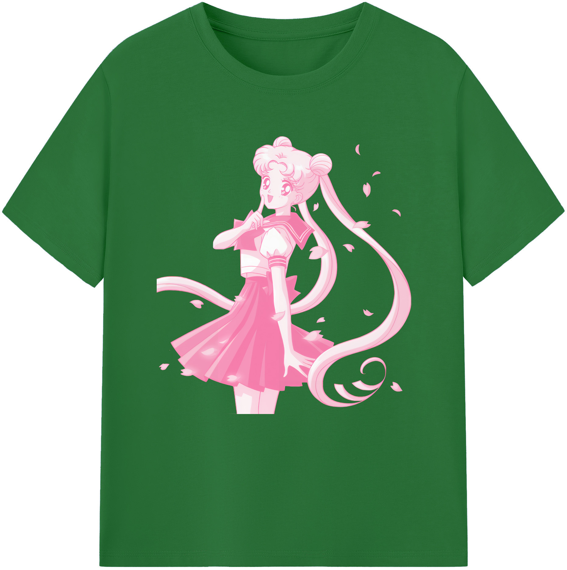 （画像用） 美少女戦士セーラームーン 愛野 美奈子 あいの みなこ Sailor Moon Aino Minako 綿100％半袖Tシャツ（フロントプリント）