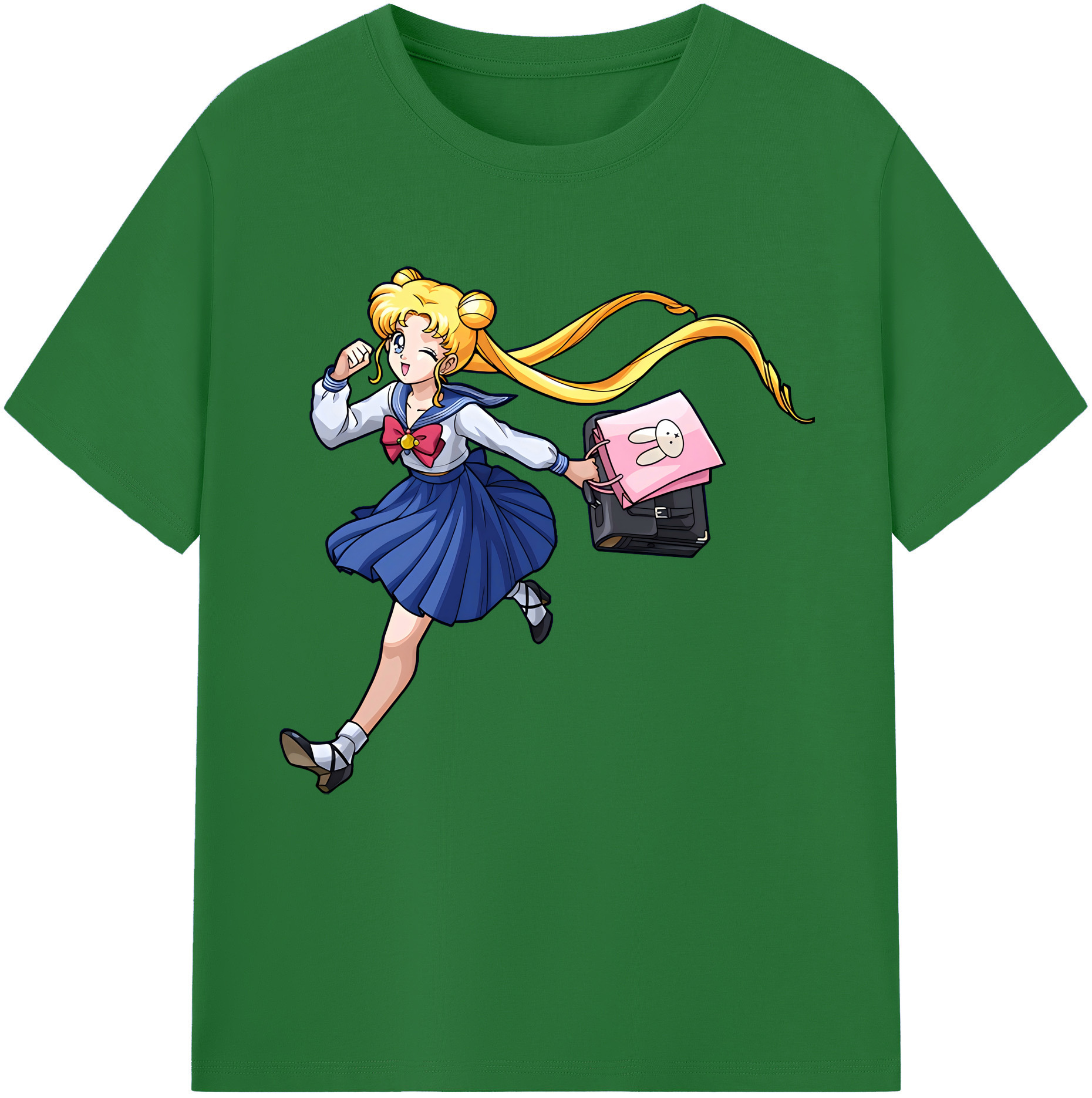 （画像用） 美少女戦士セーラームーン 愛野 美奈子 あいの みなこ Sailor Moon Aino Minako 綿100％半袖Tシャツ（フロントプリント）