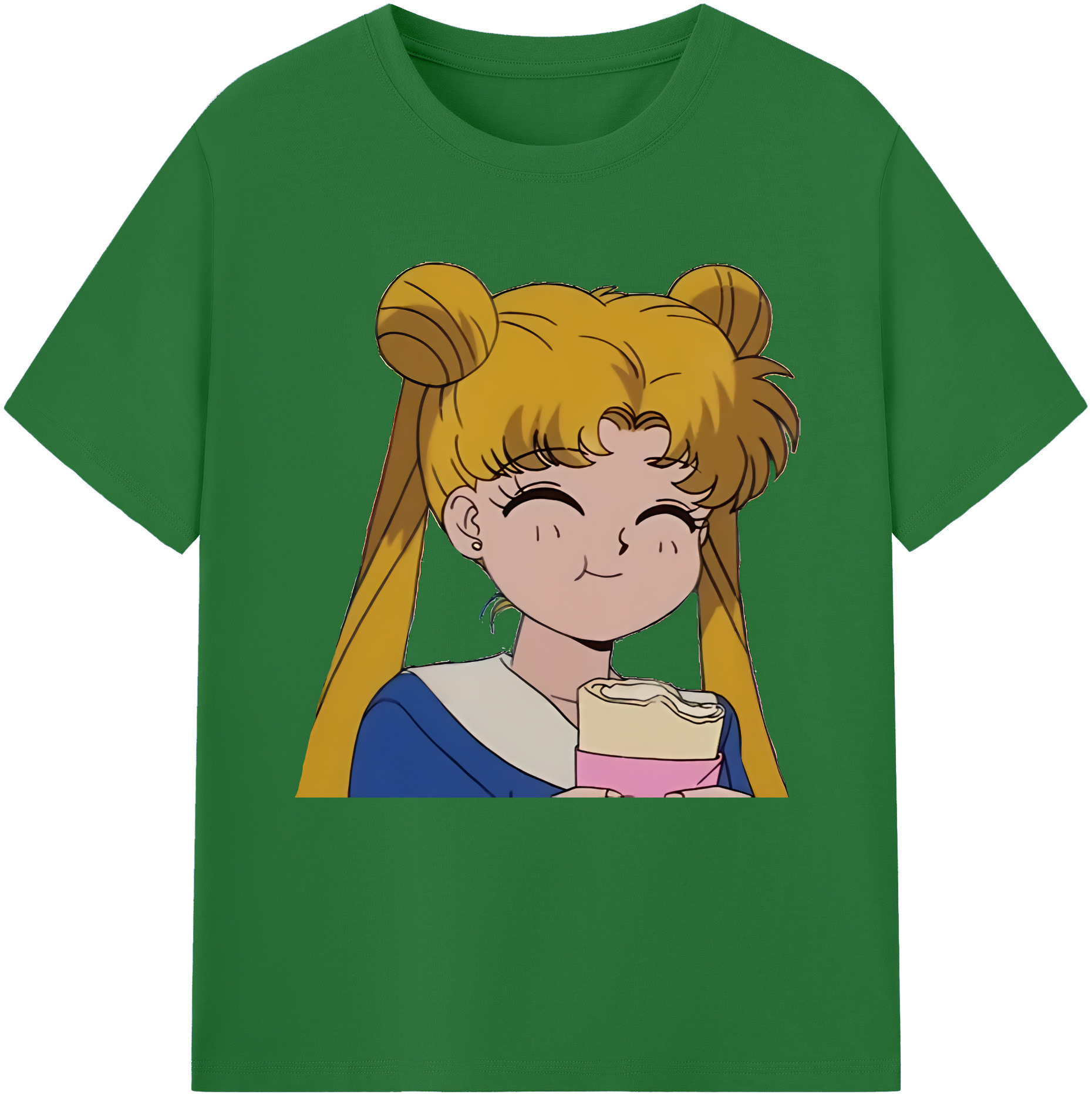 （画像用） 美少女戦士セーラームーン 愛野 美奈子 あいの みなこ Sailor Moon Aino Minako 綿100％半袖Tシャツ（フロントプリント）