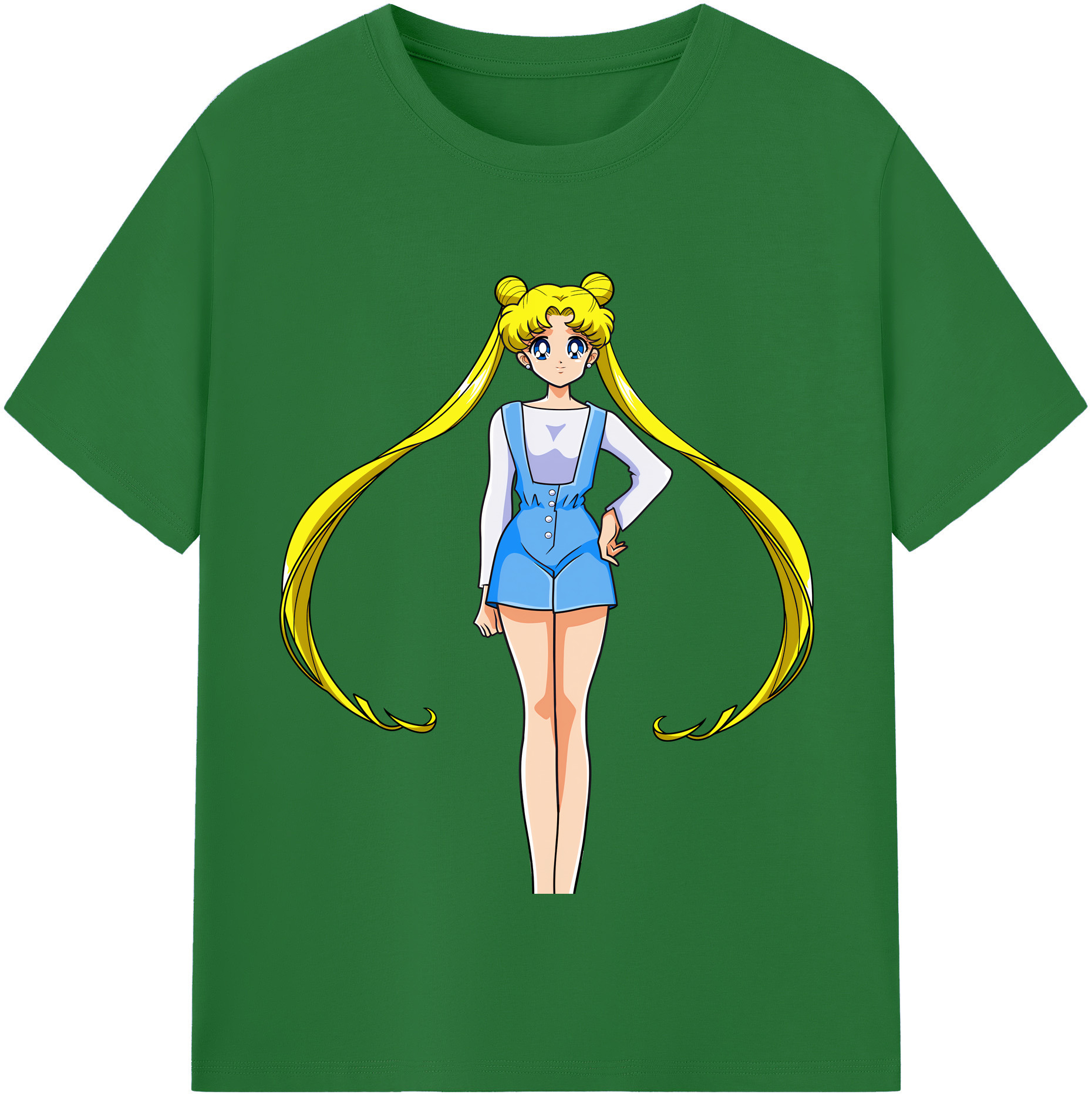 （画像用） 美少女戦士セーラームーン 愛野 美奈子 あいの みなこ Sailor Moon Aino Minako 綿100％半袖Tシャツ（フロントプリント）